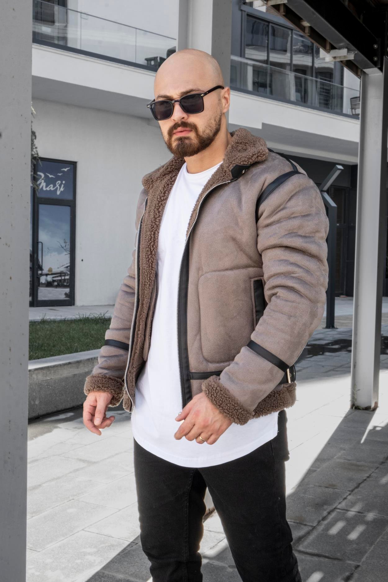 İçi Kürklü Nubuk Deri Mont (MTG07)