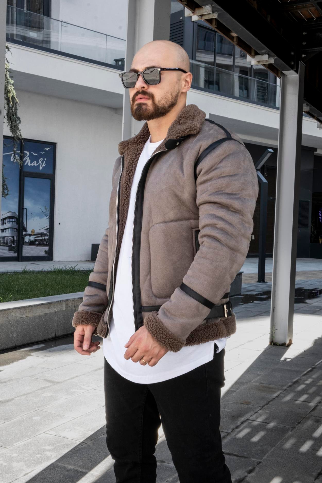 İçi Kürklü Nubuk Deri Mont (MTG07)