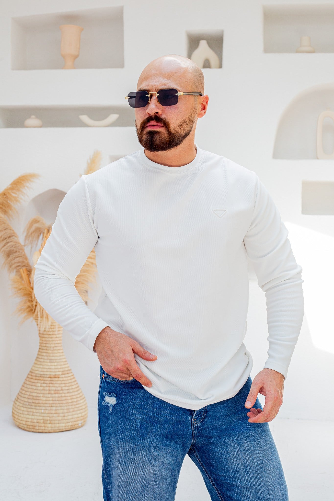 İçi Pamuklu Regular Fit Sweatshirt (SVTB58)