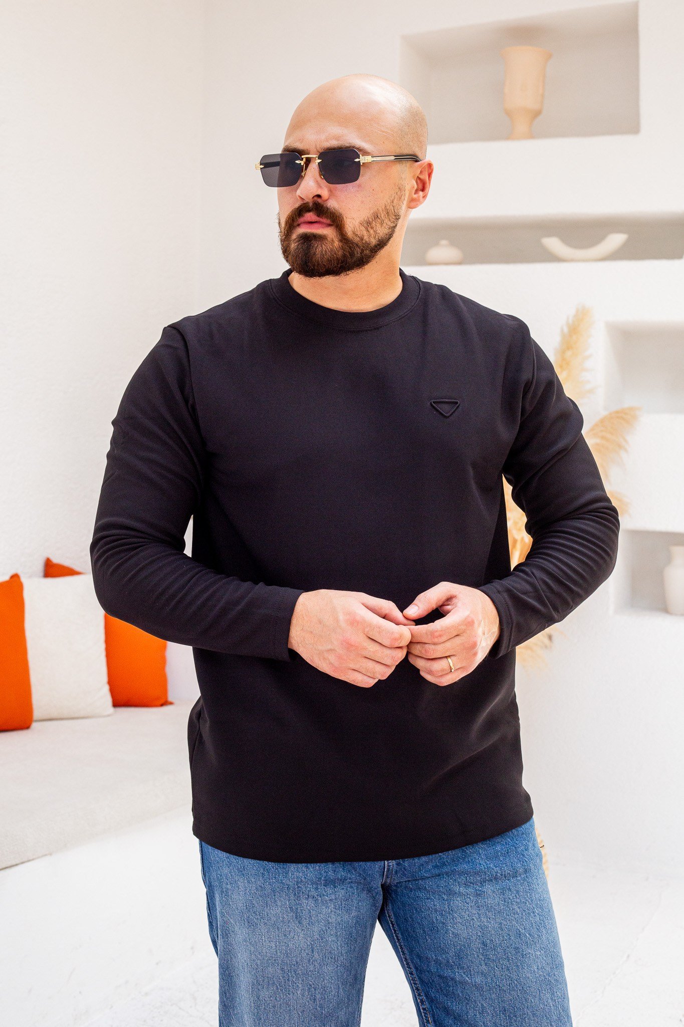 İçi Pamuklu Regular Fit Sweatshirt (SVTS58)