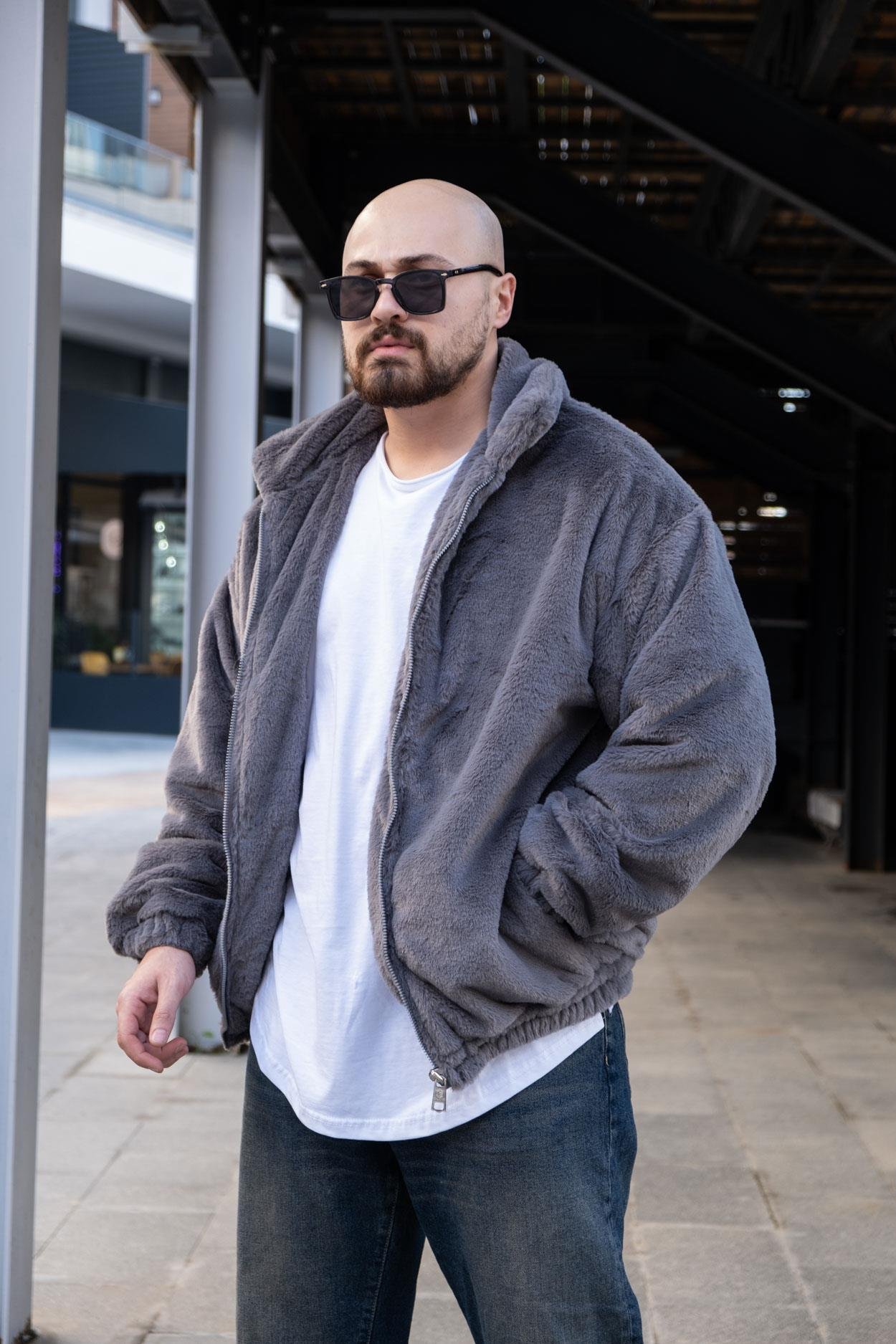 İthal Kumaş Peluş Ceket (MEVG28)