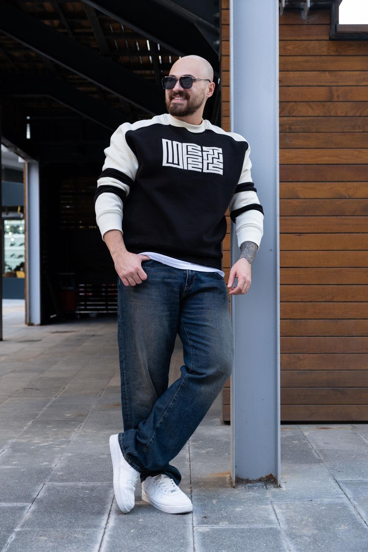 Kabartma Baskı Detaylı Sweatshirt (SVTS32)