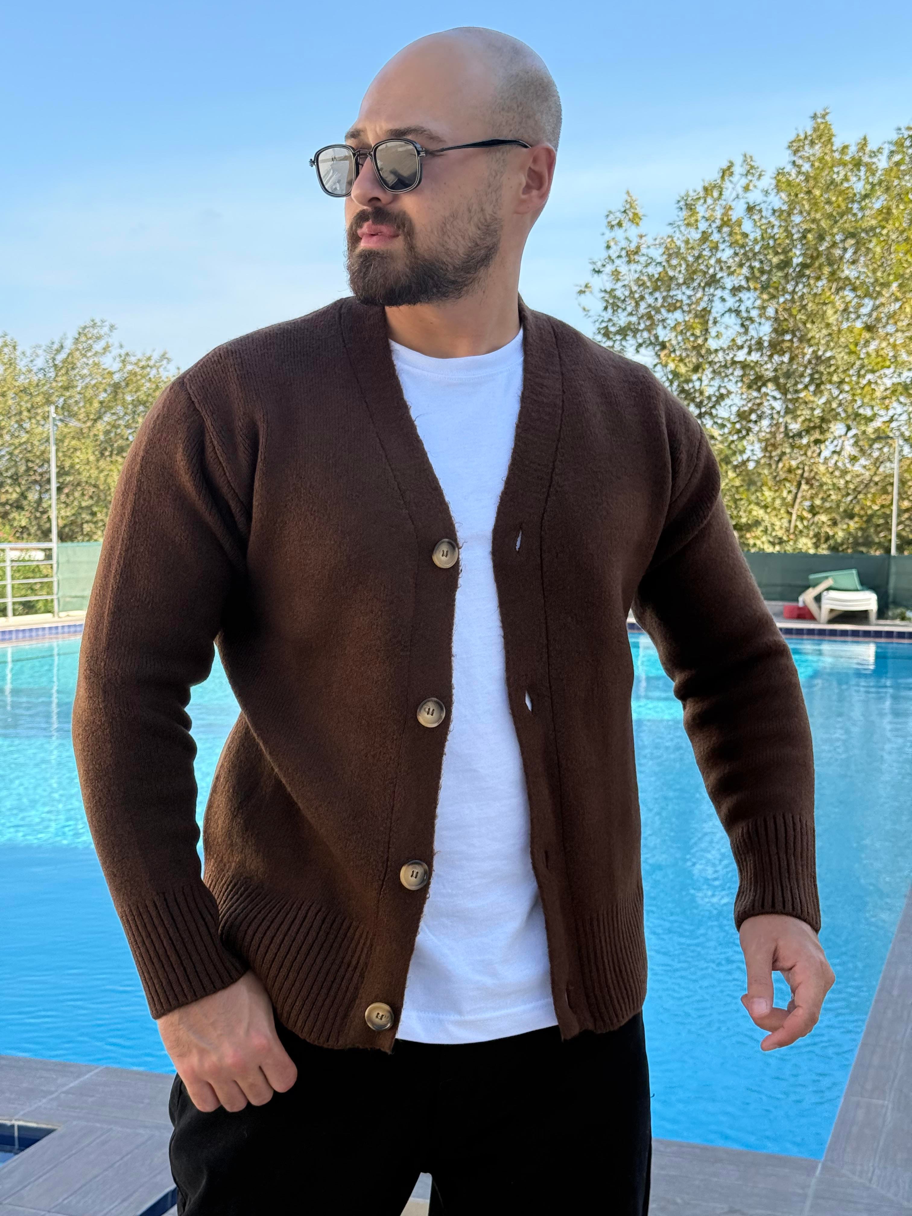 Kalın, Düğmeli Hırka (MEVKA44)
