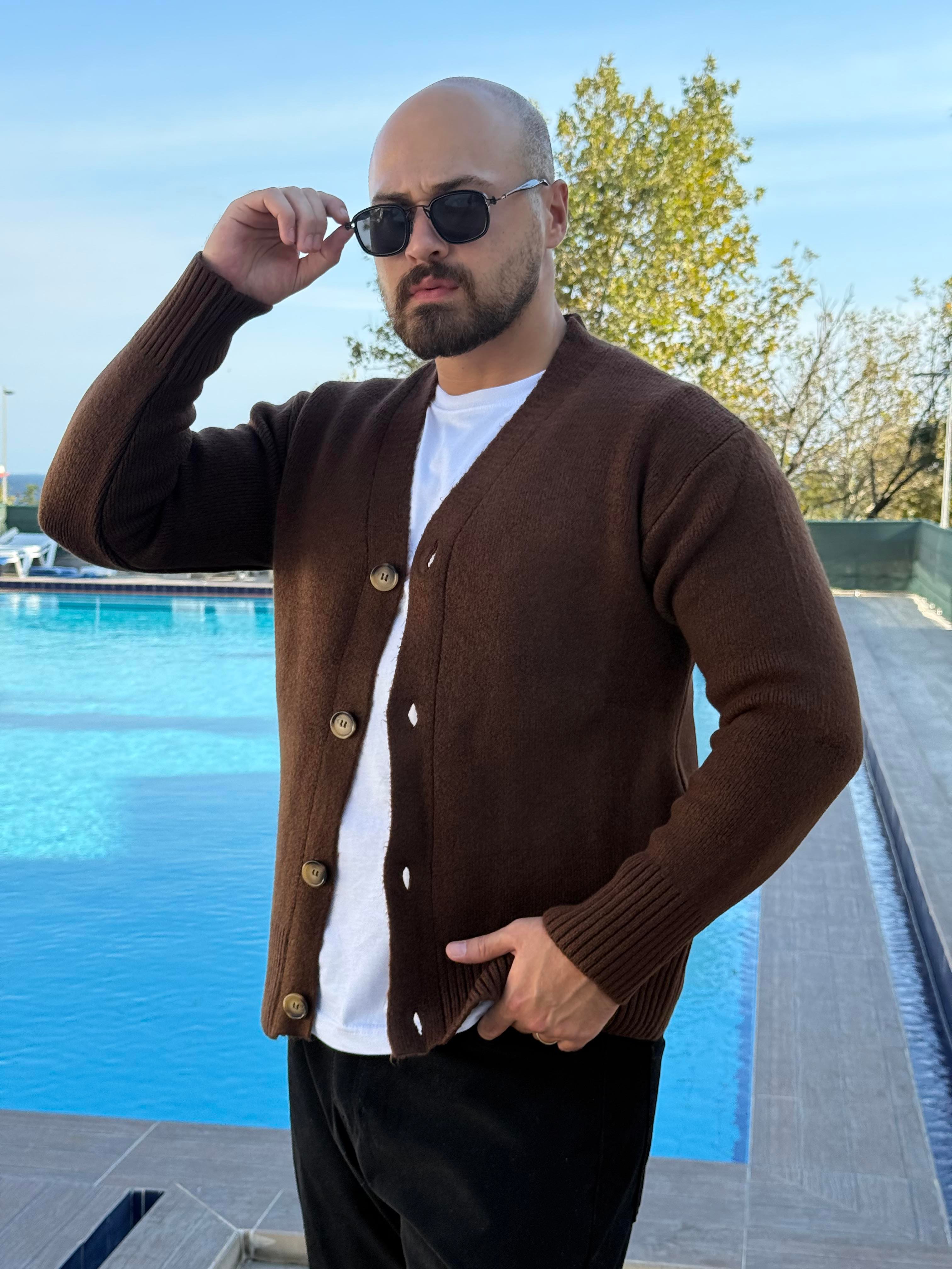 Kalın, Düğmeli Hırka (MEVKA44)