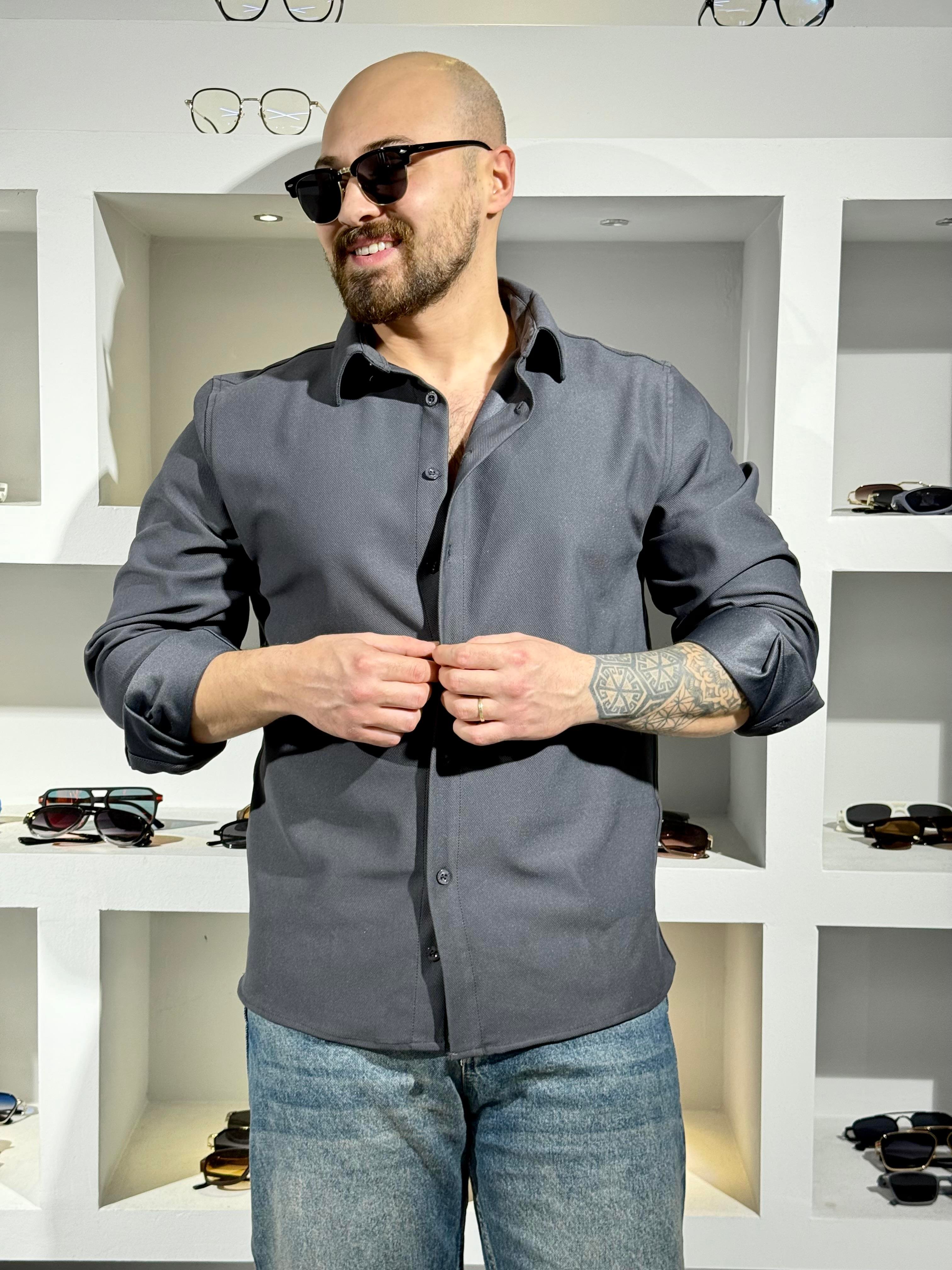 Kalın Kışlık Kumaş Gömlek (GMG55)