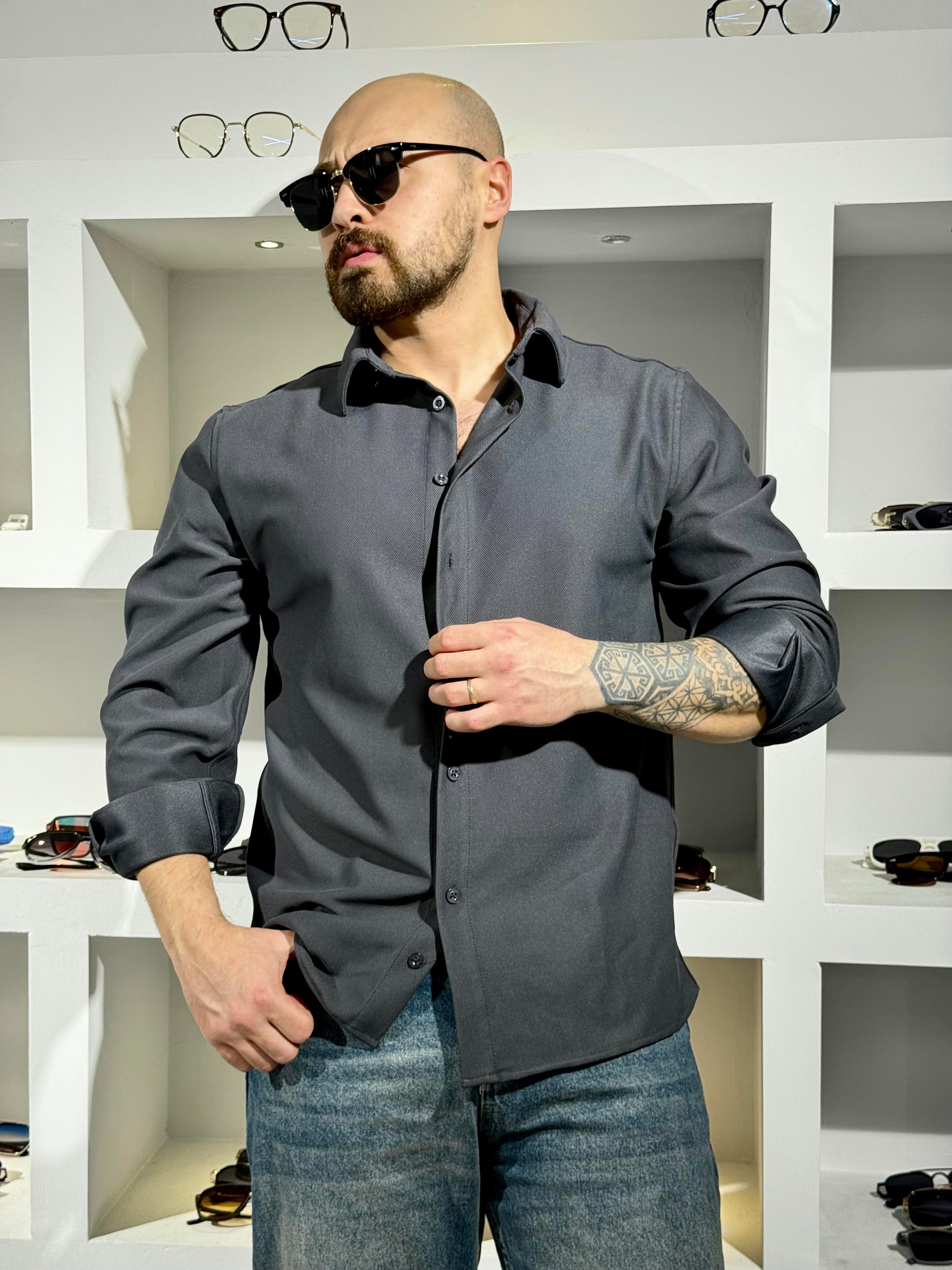 Kalın Kışlık Kumaş Gömlek (GMG55)