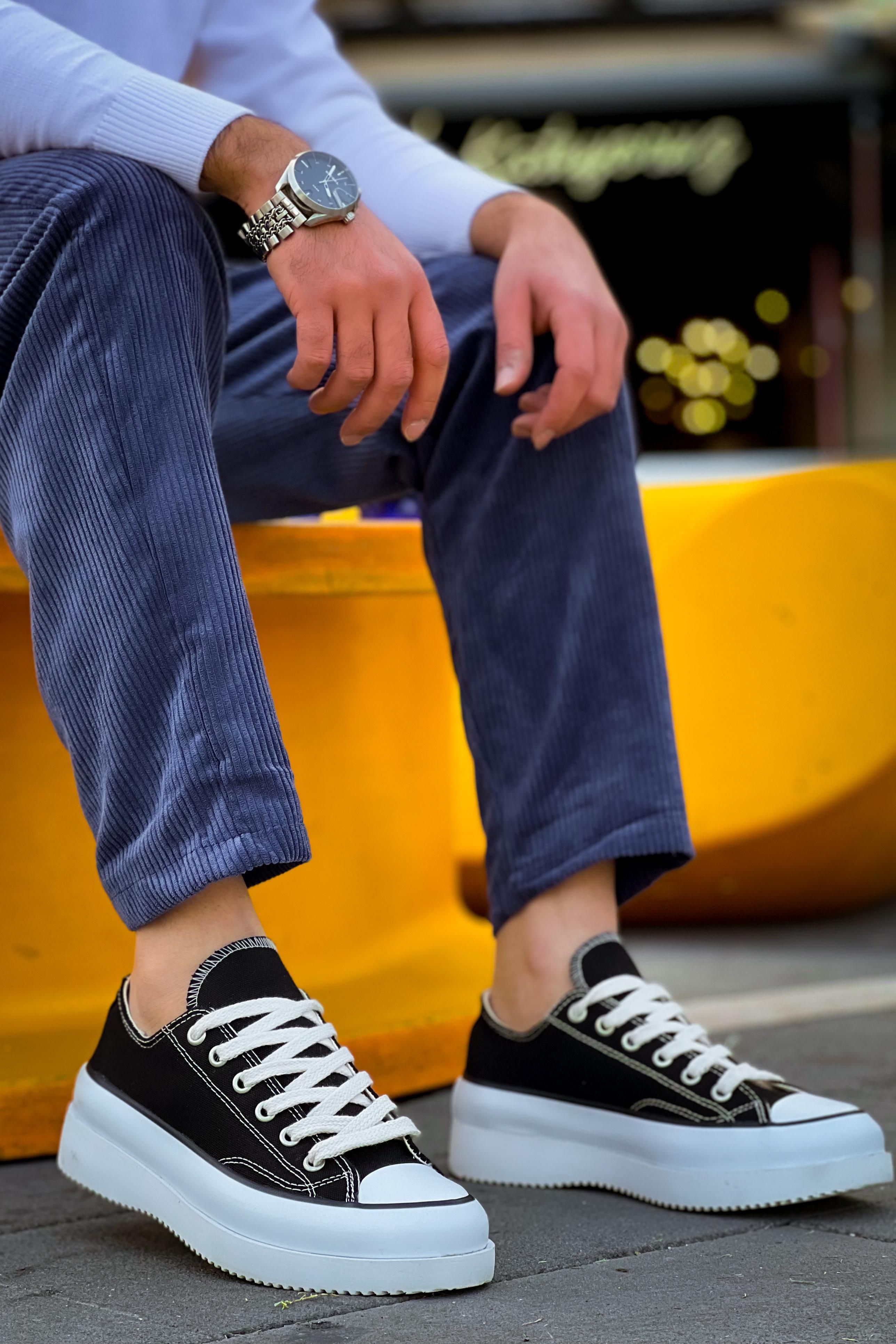 Kalın Tabanlı Günlük Sneaker Ayakkabı (AYK14)