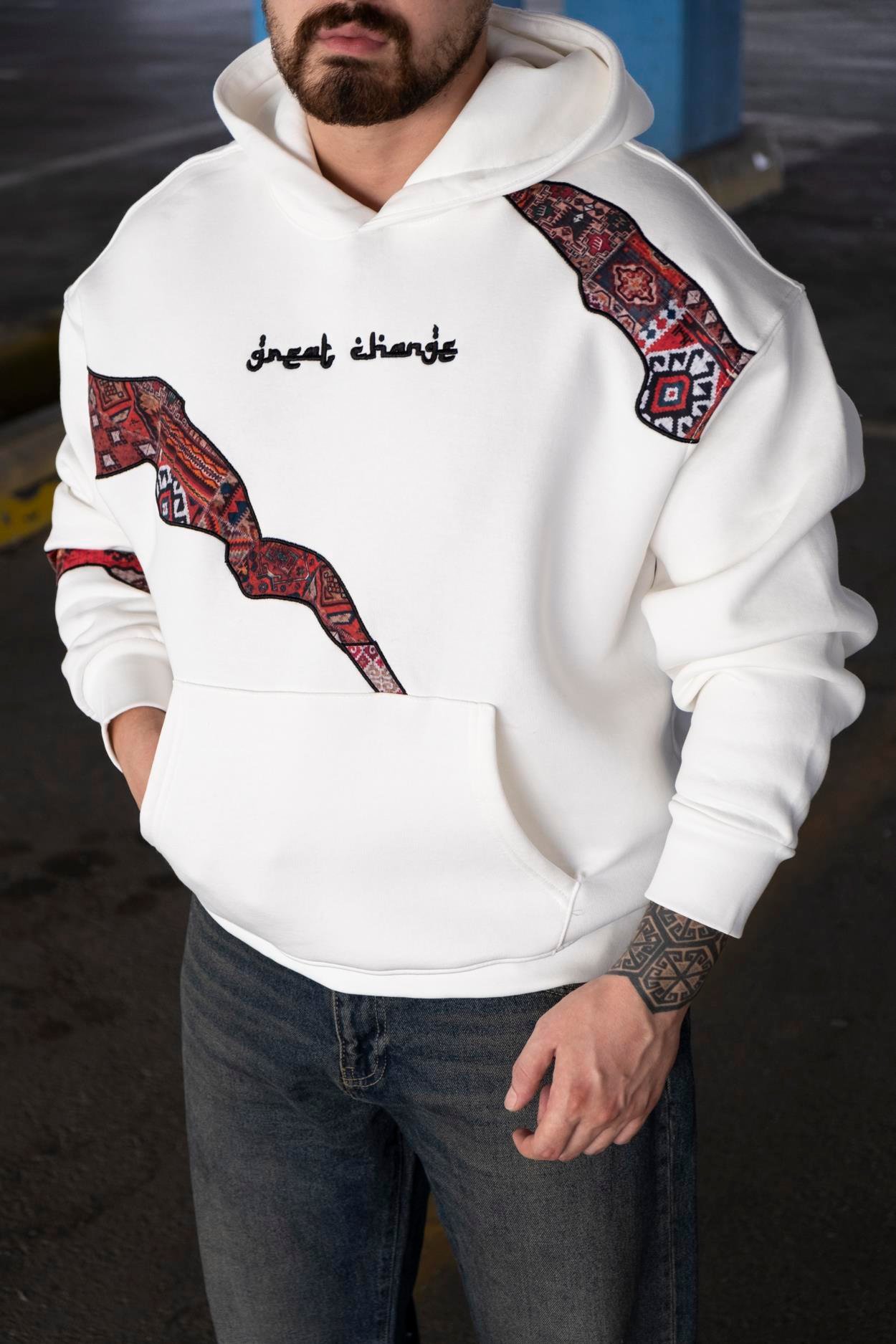 Kapüşonlu Oversize Sweatshirt (SVTB03)