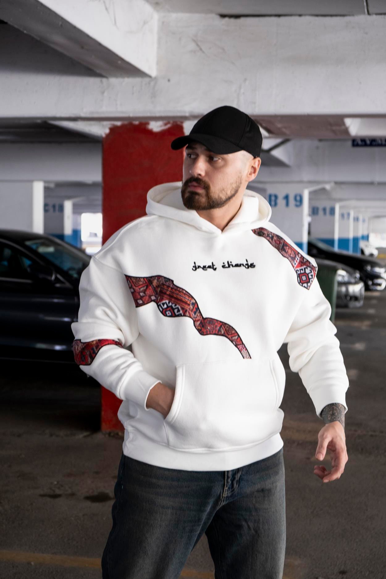 Kapüşonlu Oversize Sweatshirt (SVTB03)