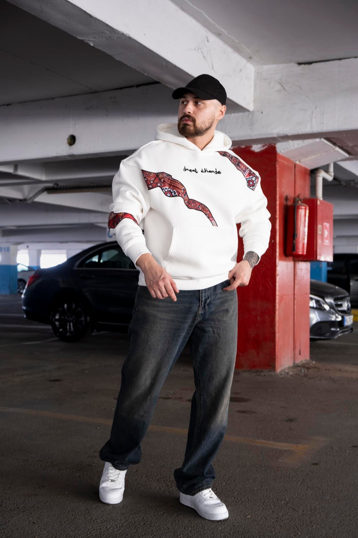 Kapüşonlu Oversize Sweatshirt (SVTB03)
