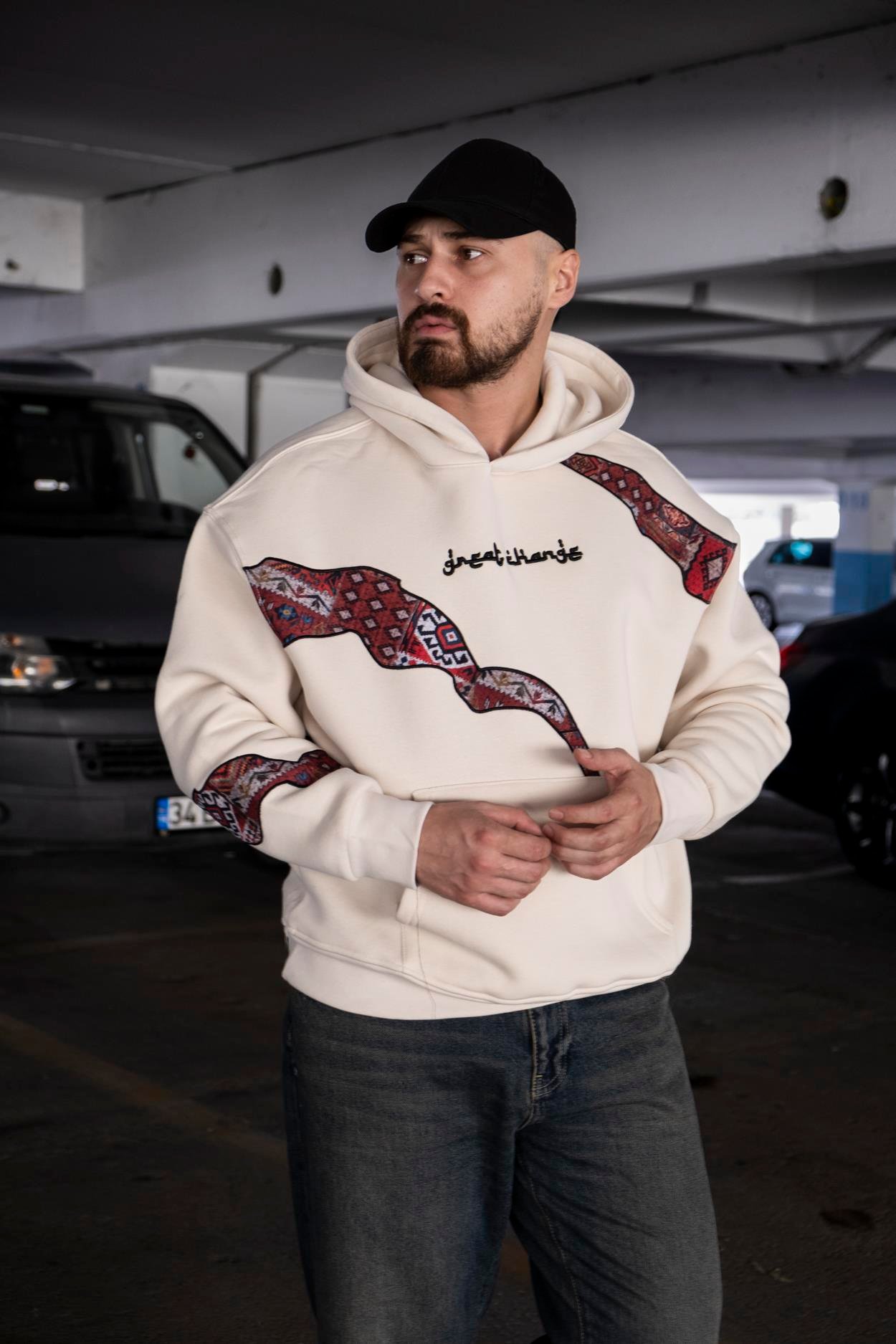 Kapüşonlu Oversize Sweatshirt (SVTK03)