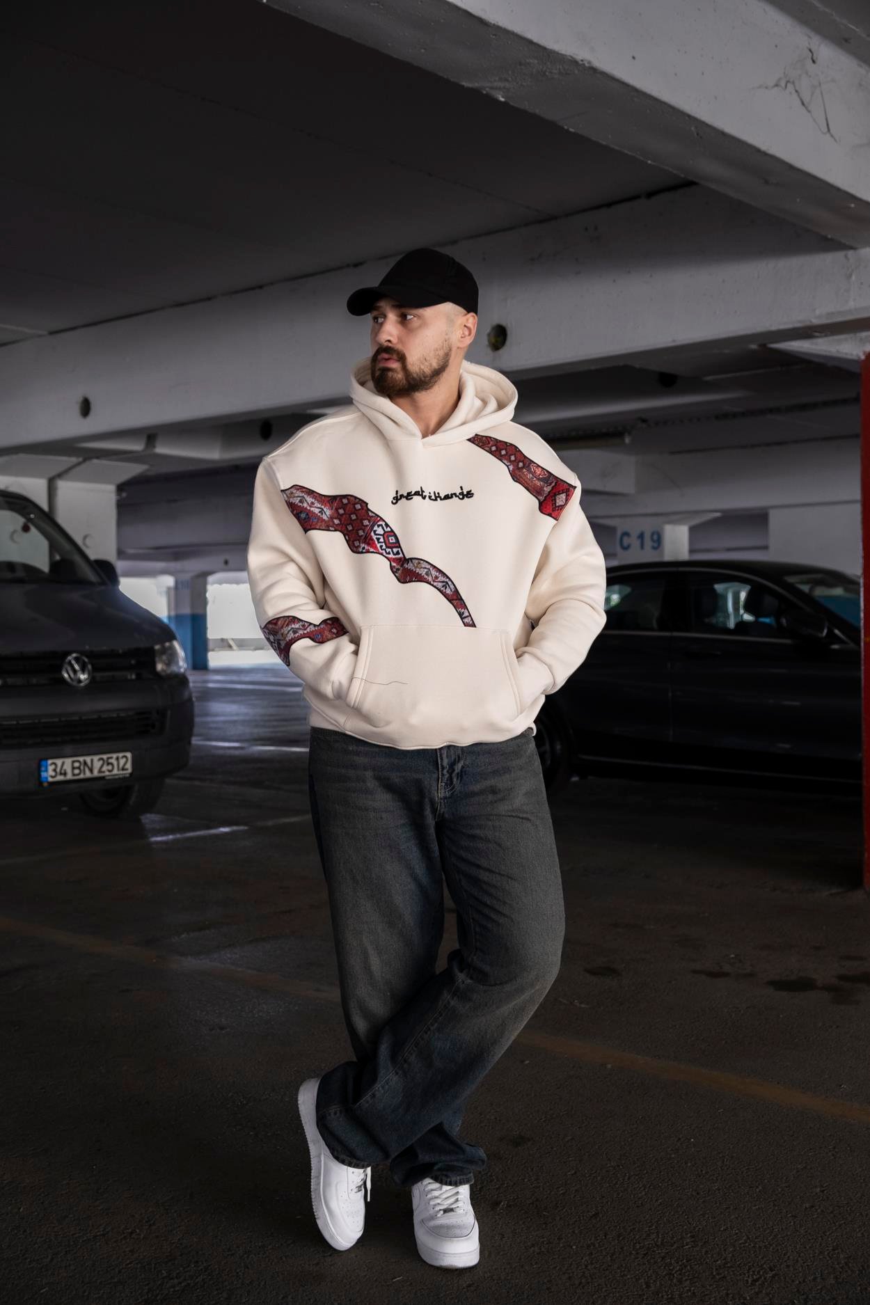 Kapüşonlu Oversize Sweatshirt (SVTK03)