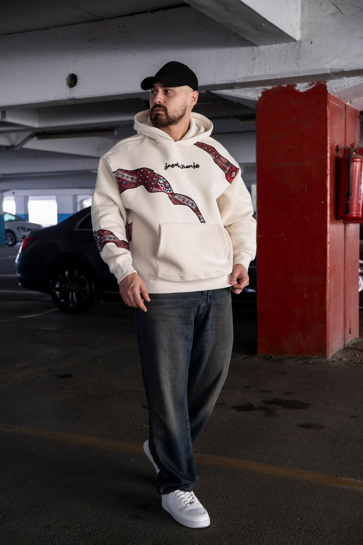 Kapüşonlu Oversize Sweatshirt (SVTK03)