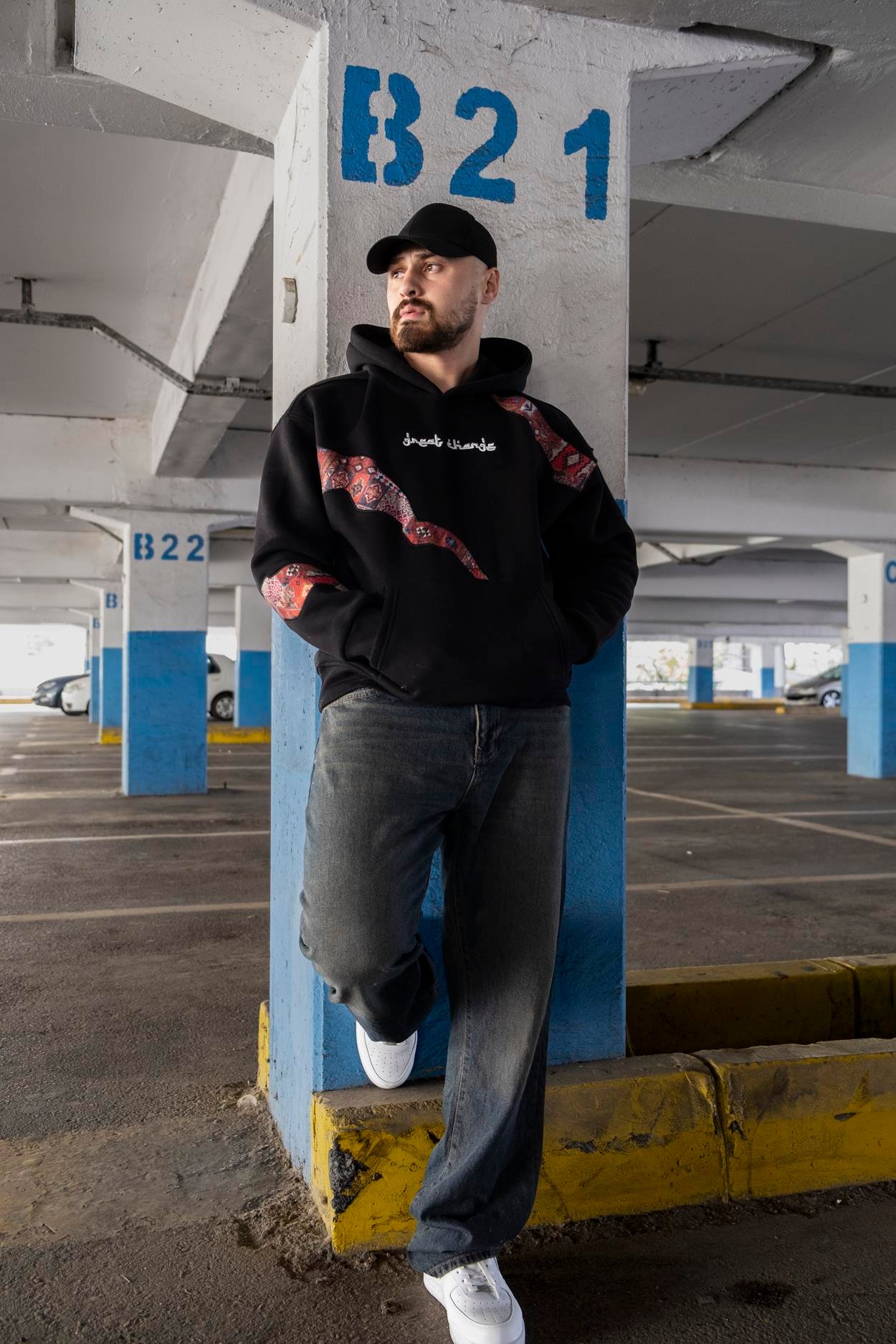 Kapüşonlu Oversize Sweatshirt (SVTS03)