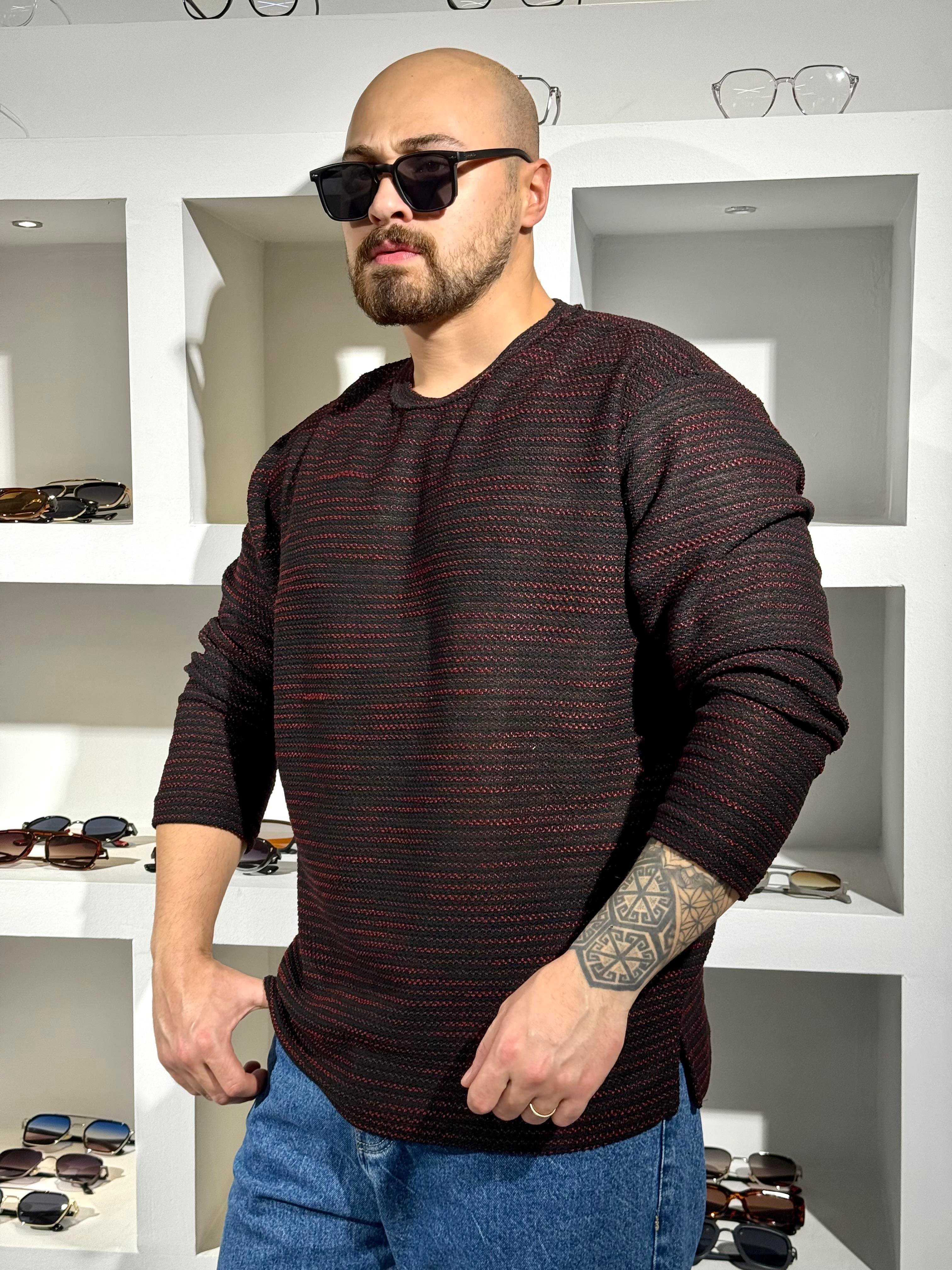 Kapüşonlu Üç İplik Kampanyalı Sweatshirt (SVTK77)