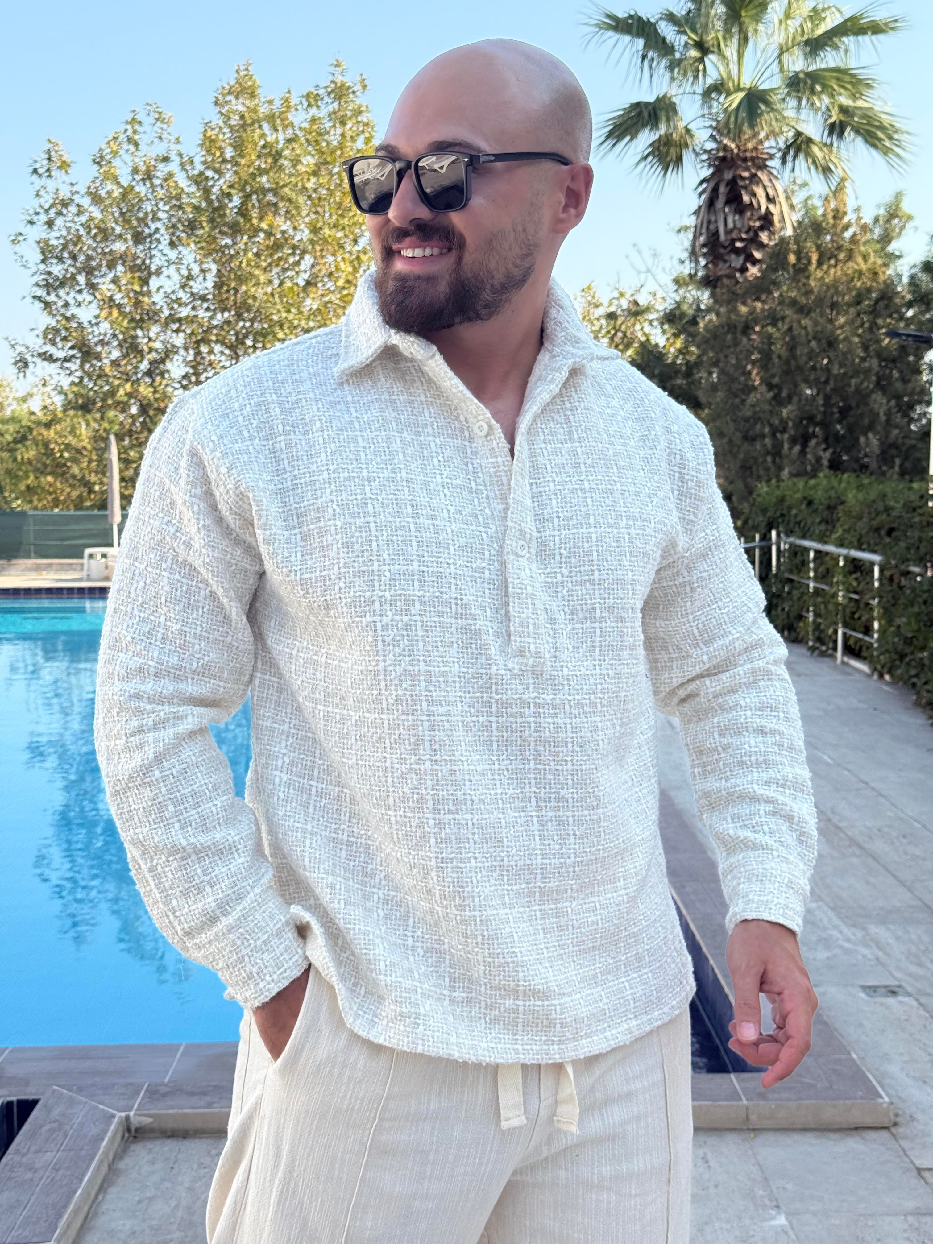 Kaşe Kumaş Rahat Kalıp Sweatshirt (SVTKR41)