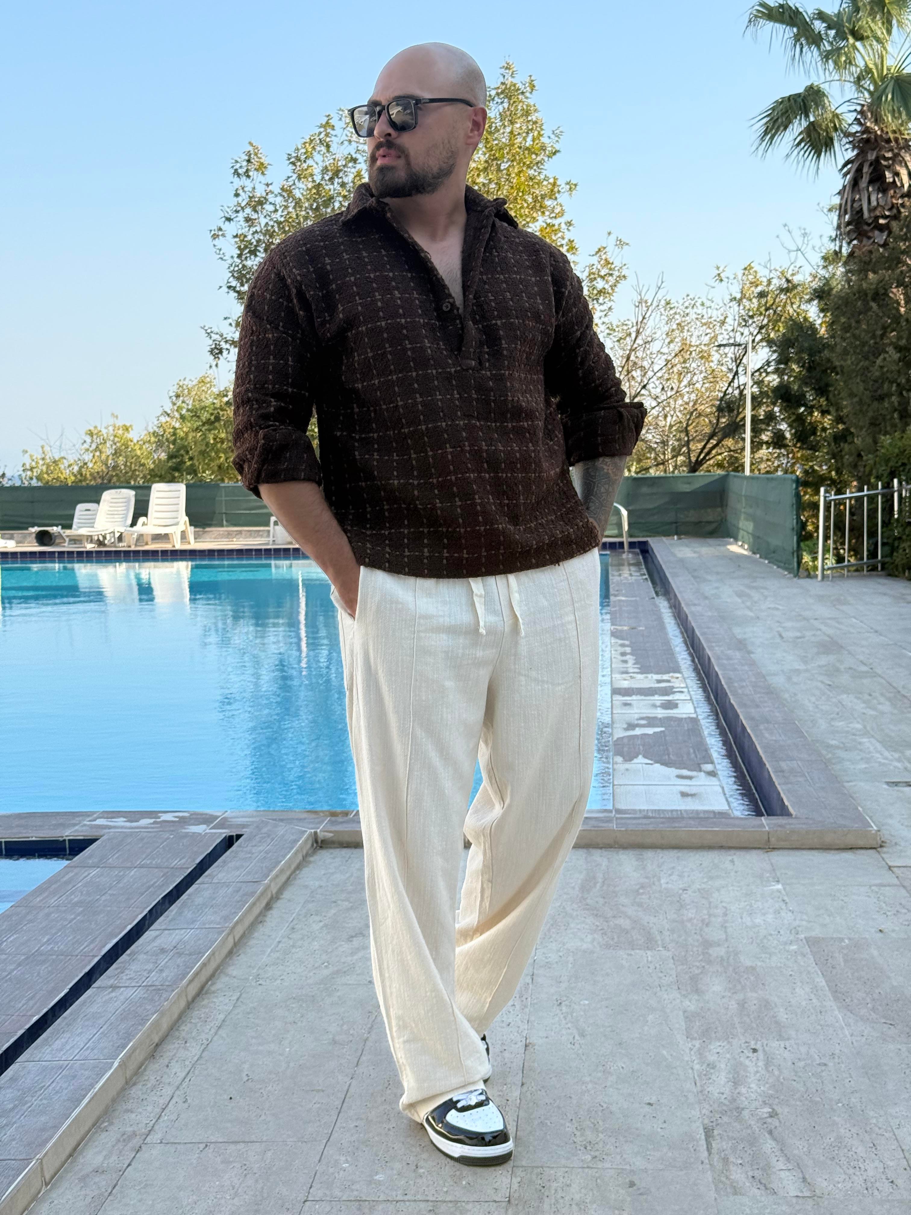 Kaşe Kumaş Rahat Kalıp Sweatshirt (SVTKA41)