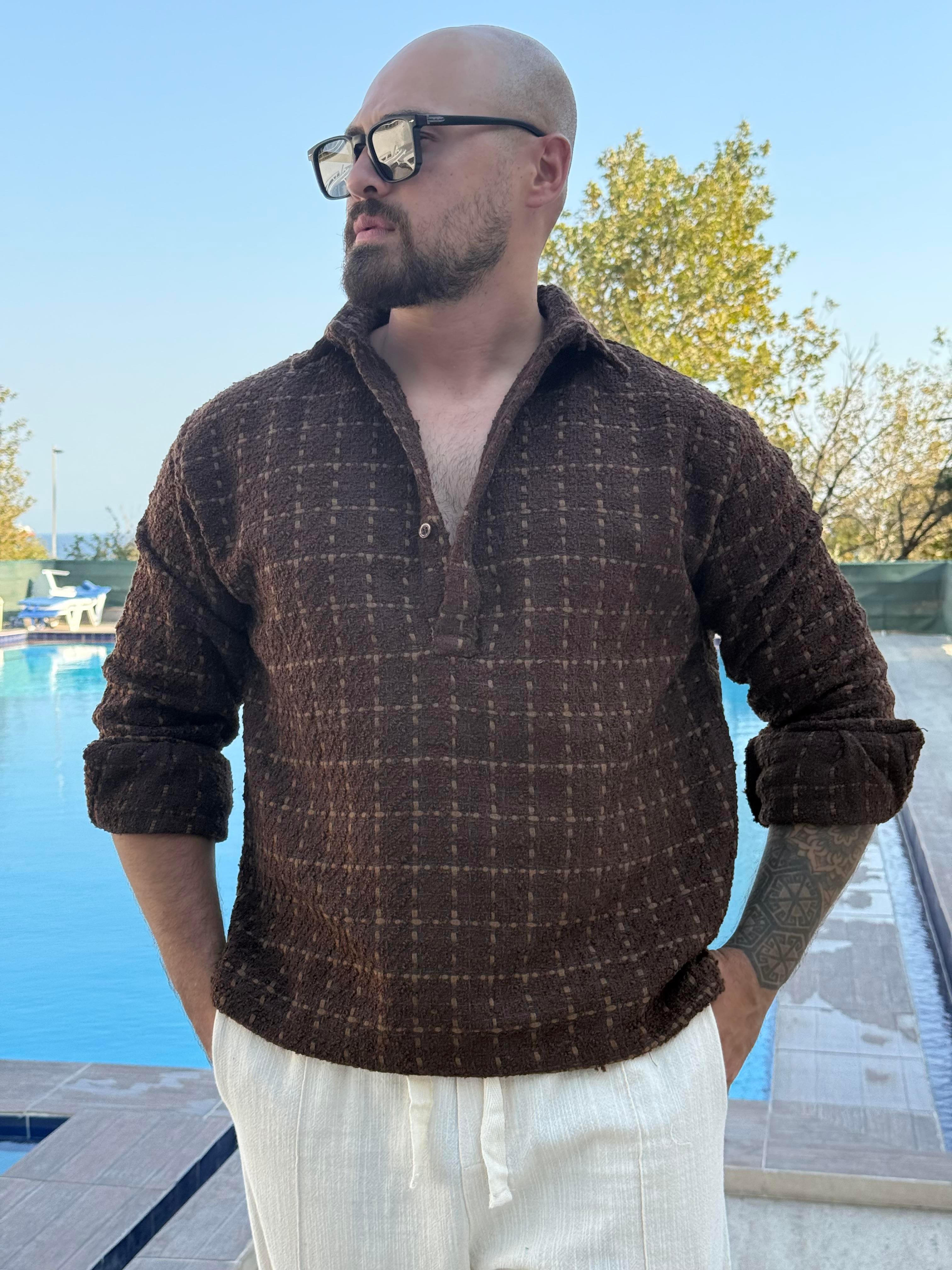 Kaşe Kumaş Rahat Kalıp Sweatshirt (SVTKA41)