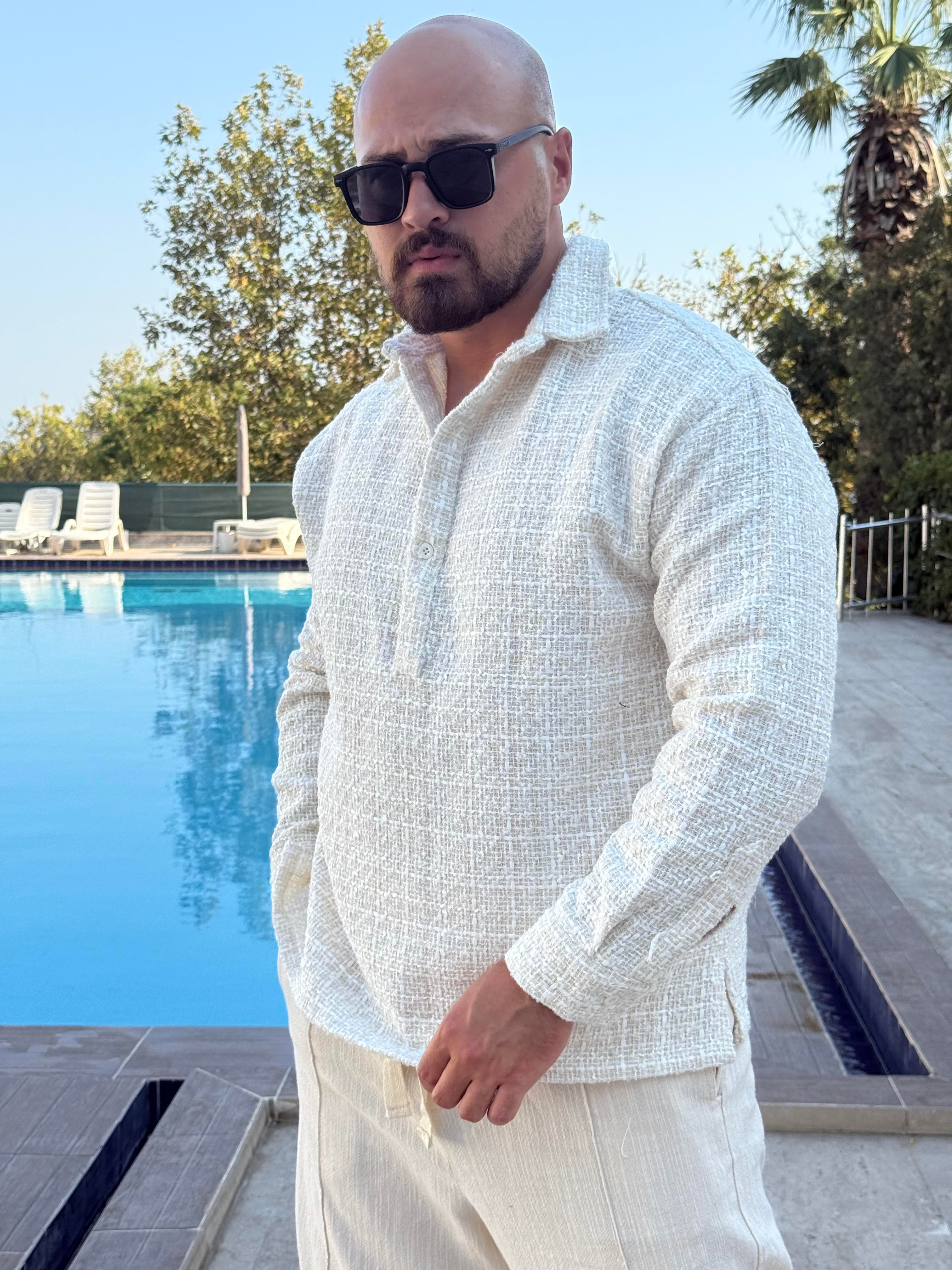 Kaşe Kumaş Rahat Kalıp Sweatshirt (SVTKR41)