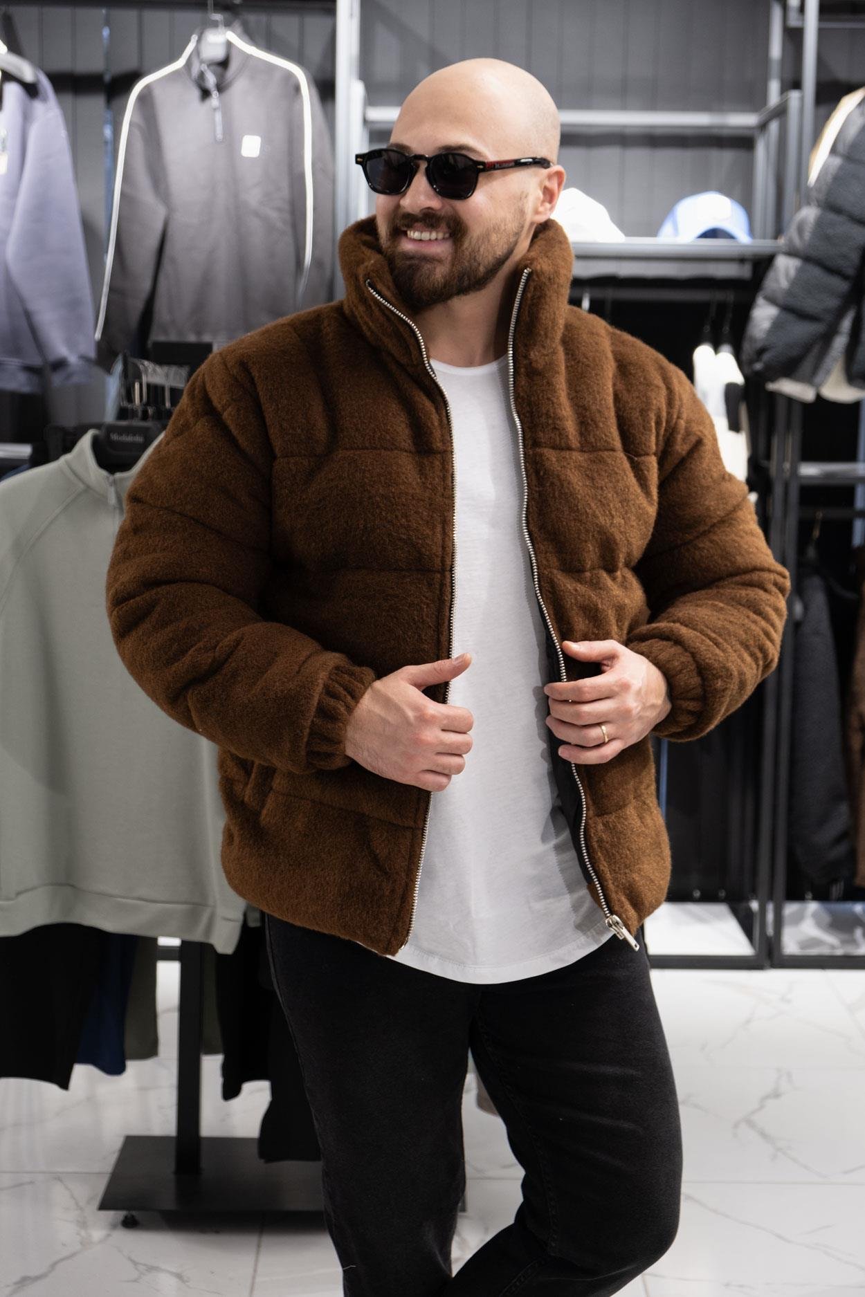 Kaşe Kumaş Şişme Mont (MRCKA01)