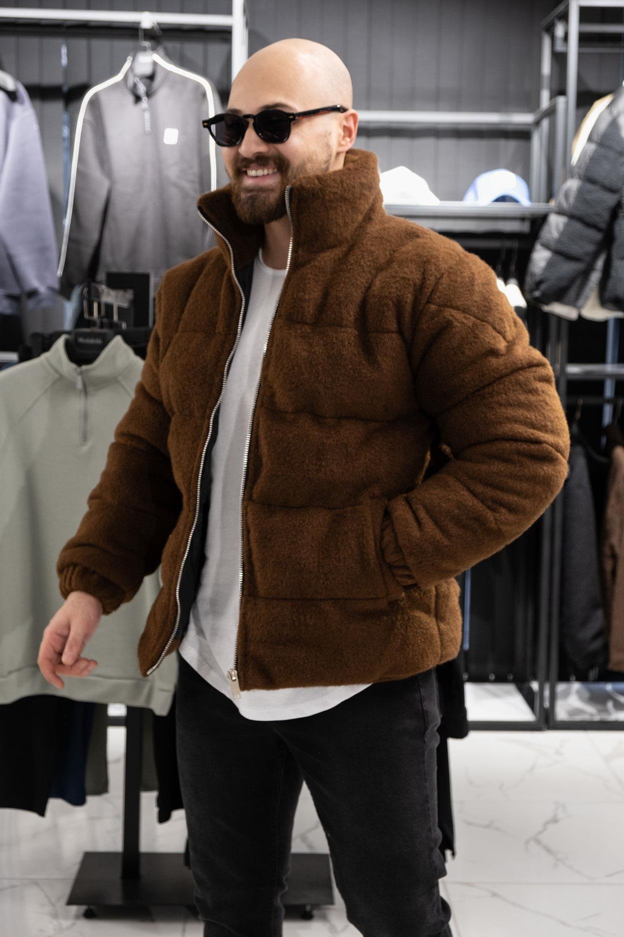 Kaşe Kumaş Şişme Mont (MRCKA01)