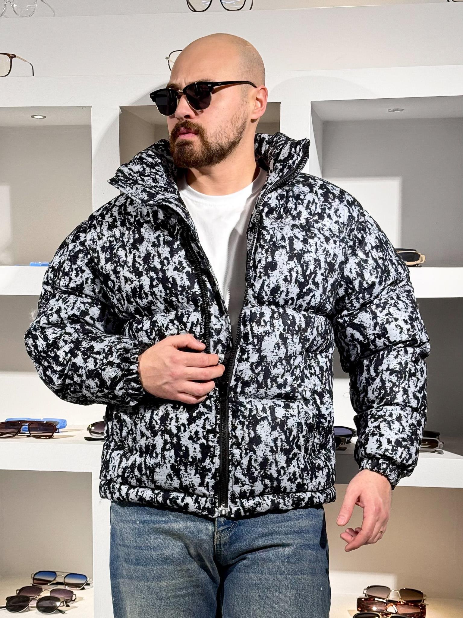 Kendinden Desenli Şişme Mont (MTBS66)