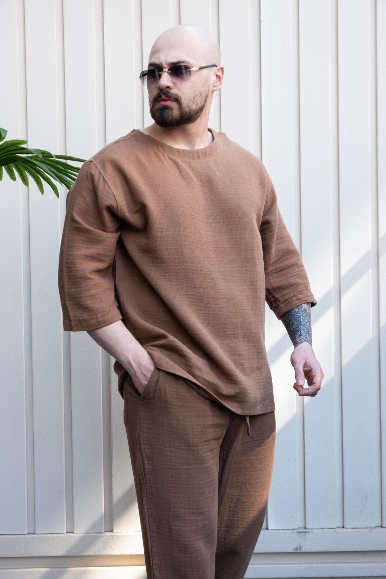 Keten Kumaş Rahat Kalıp Takım (TKKA10)