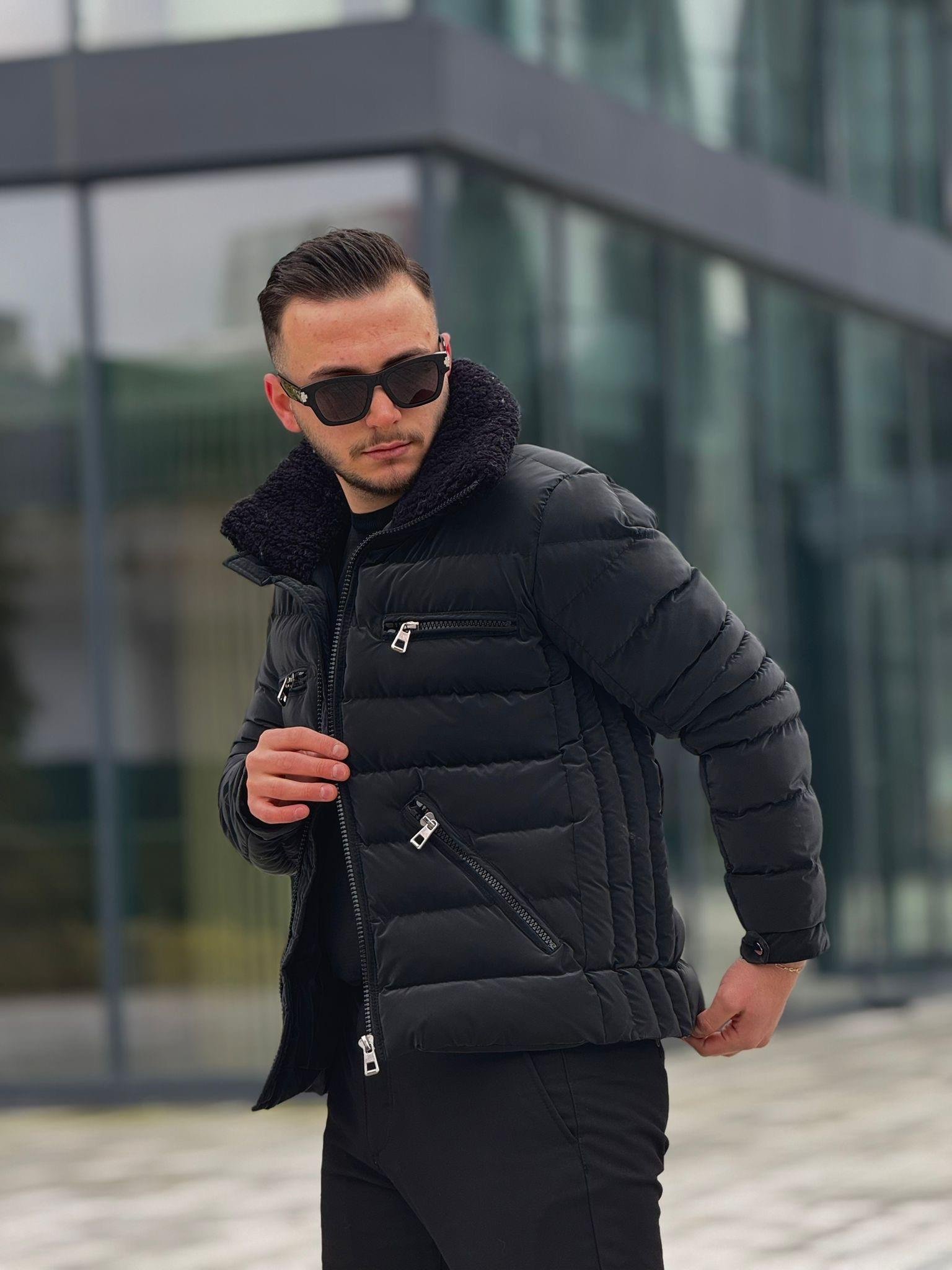 Kürklü Yakalı Şişme Mont (İGS14)