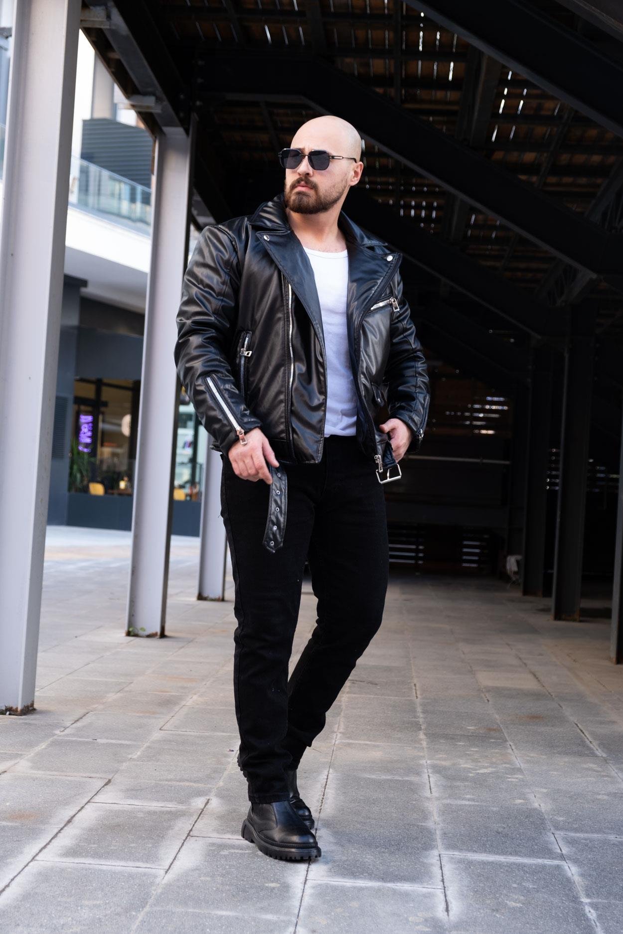 Kuzey Deri Şişme Mont (MTS21)