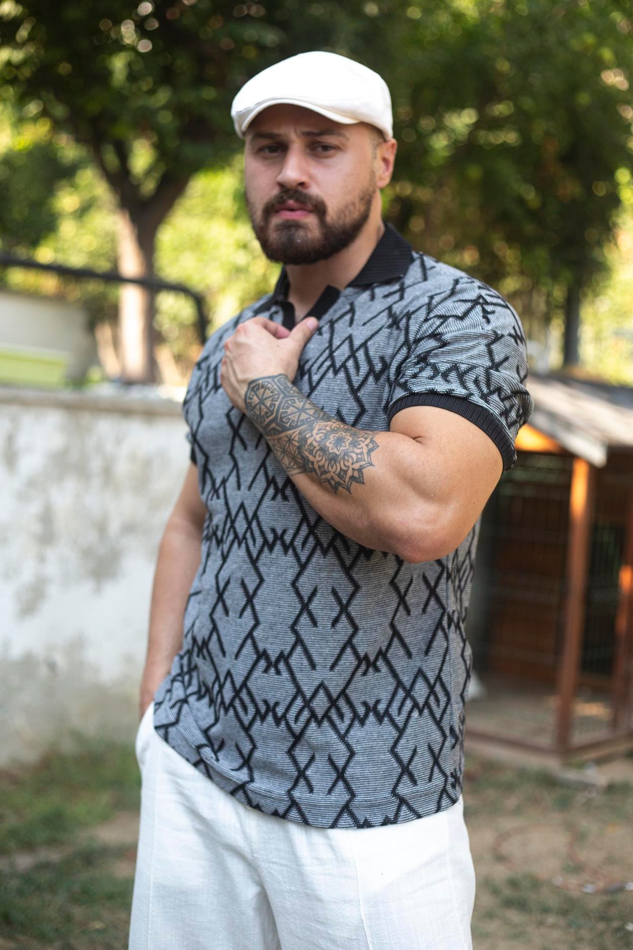 Likralı Örme Kumaş T-Shirt (TSGS85)