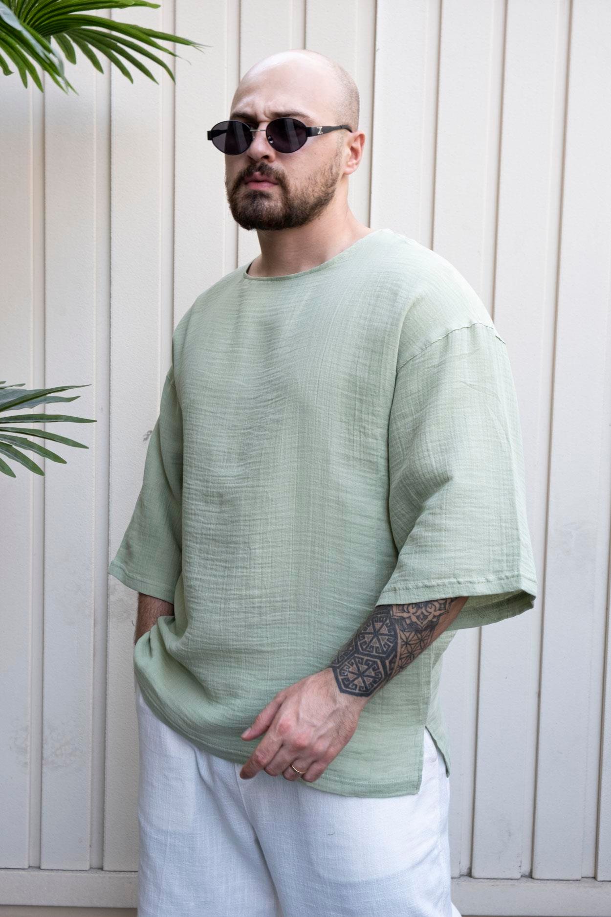 Musli Kumaş Bohem T-Shirt (LSY01)