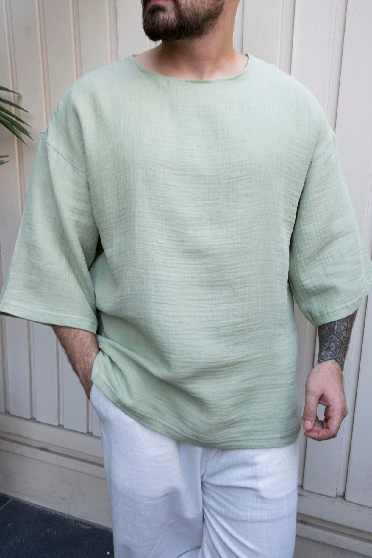 Musli Kumaş Bohem T-Shirt (LSY01)