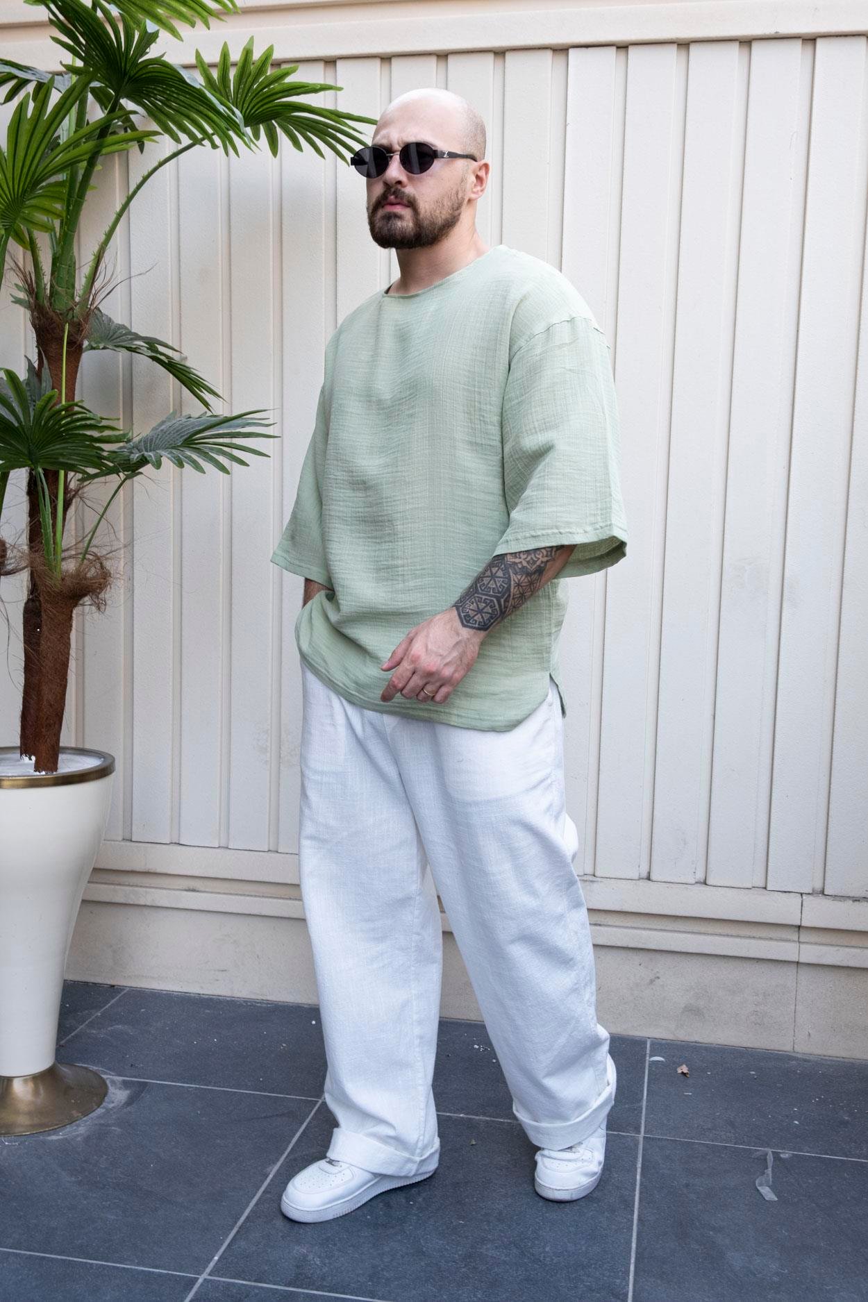 Musli Kumaş Bohem T-Shirt (LSY01)