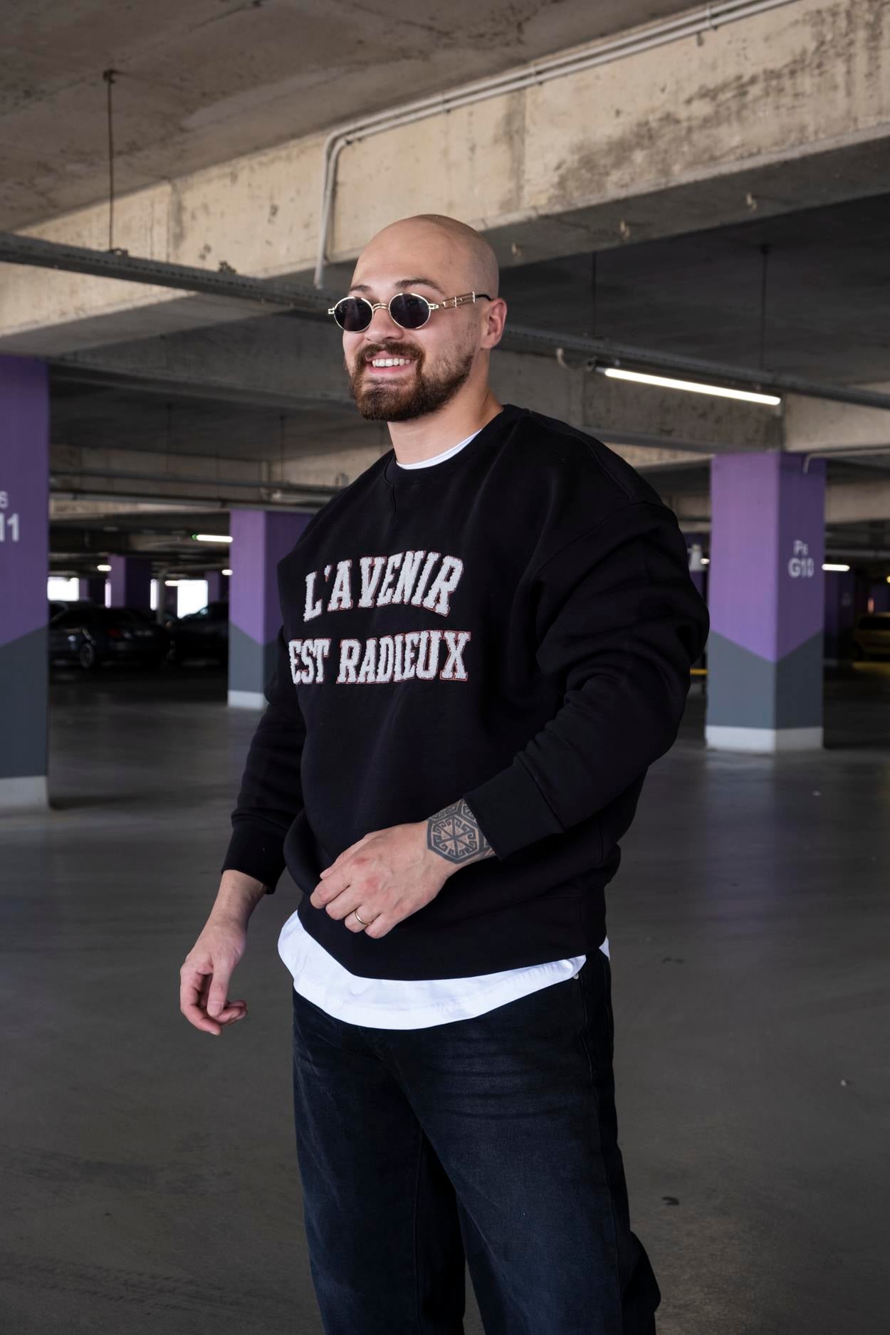 Nakış Detaylı Rahat Kalıp Sweatshirt (SVTS10)