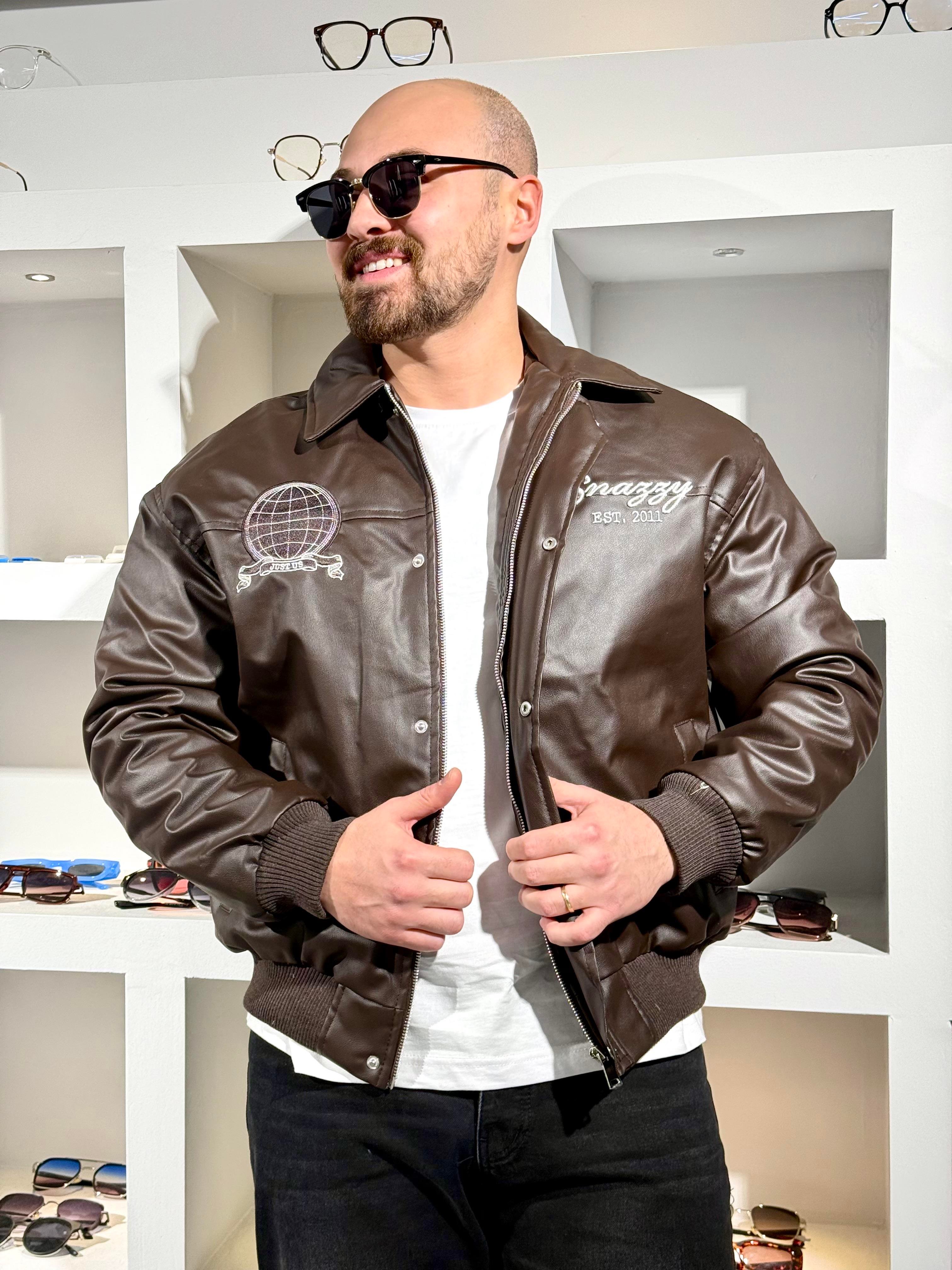 Nakışlı Deri Mont (MTKA70)