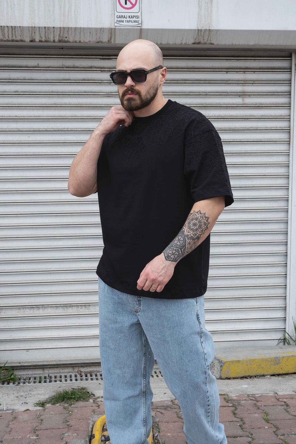 Nakışlı Oversize T-Shirt (TSS09)
