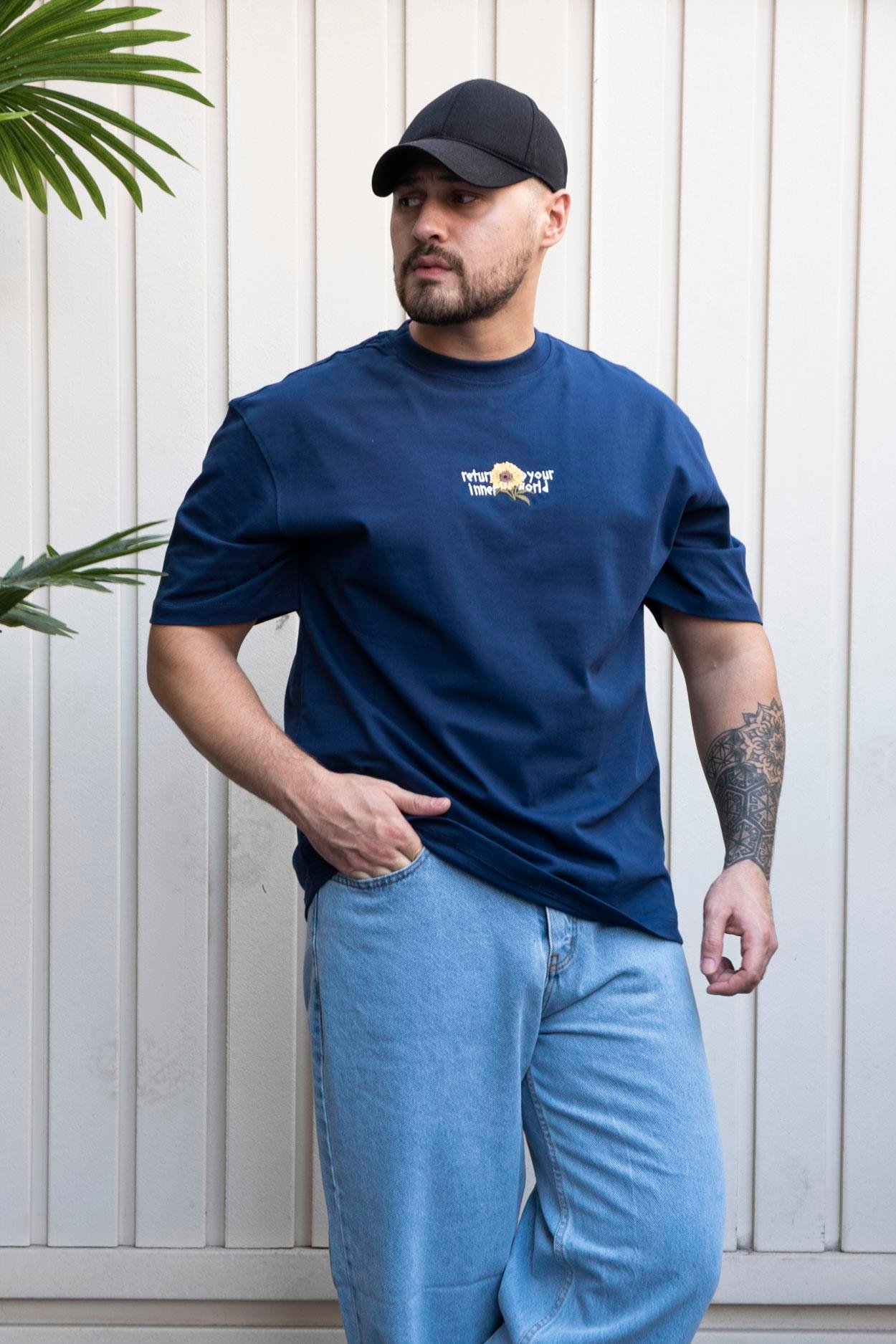 Nakışlı,Baskılı Oversize T-Shirt (YTL07)
