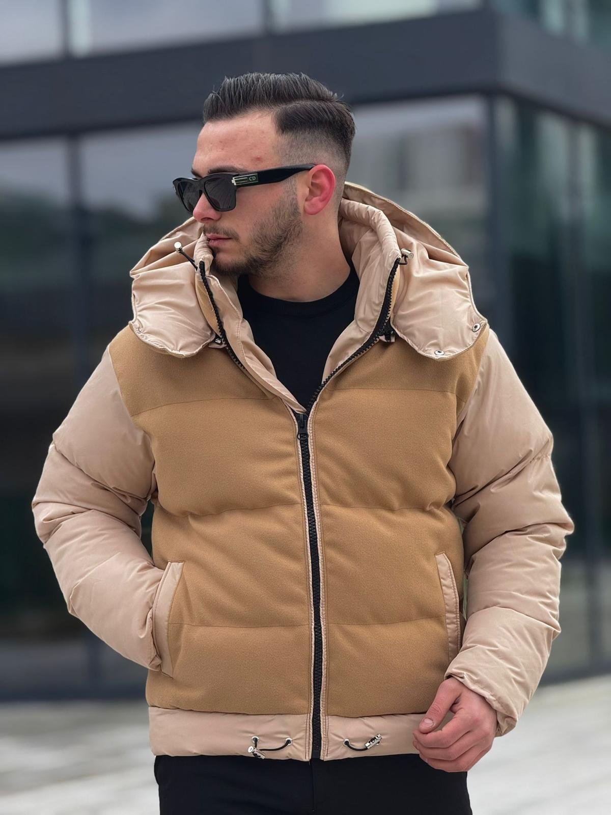 Nubuk Kapişonlu Mont (İGK06)