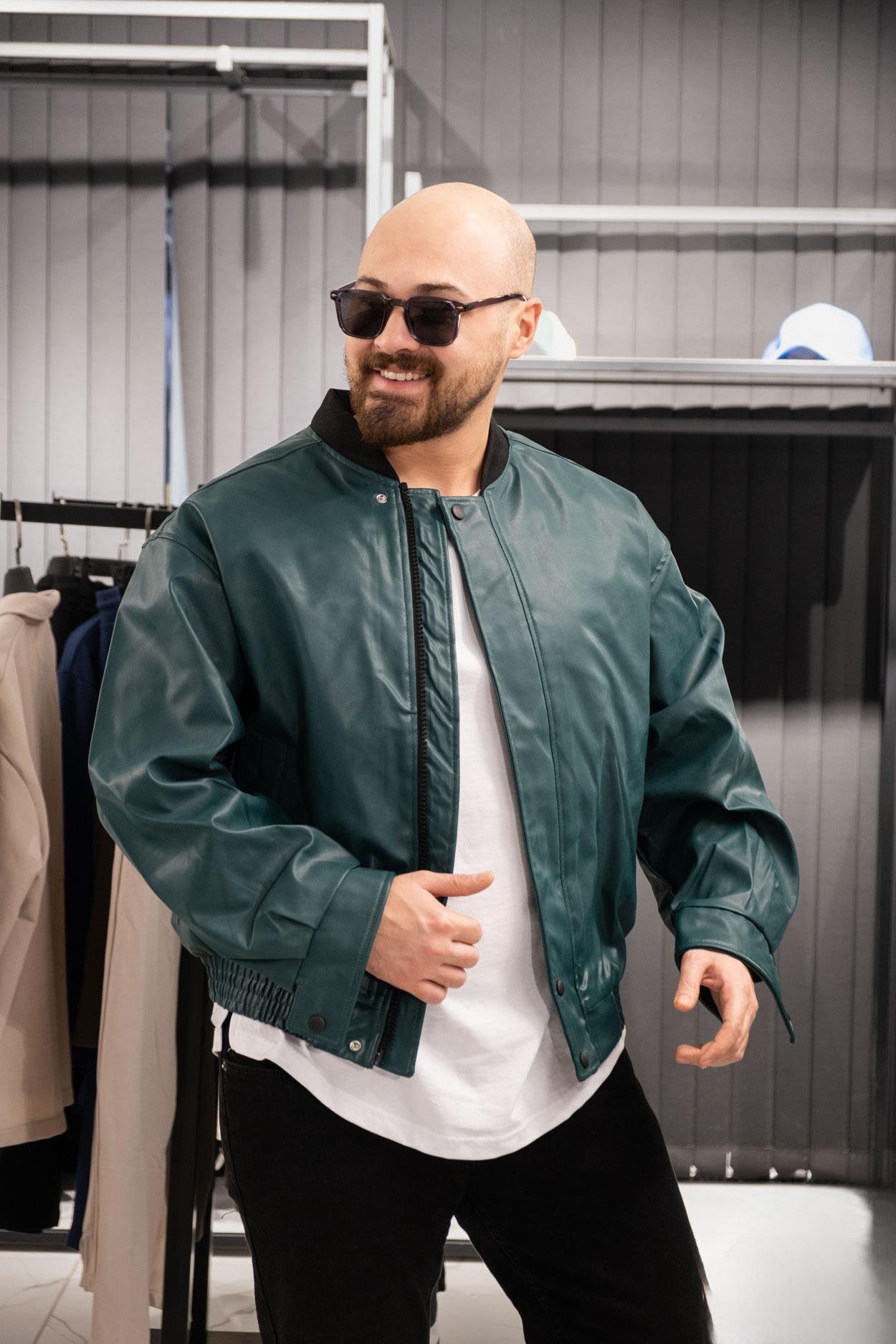 Oversize Deri Ceket (İCY01)