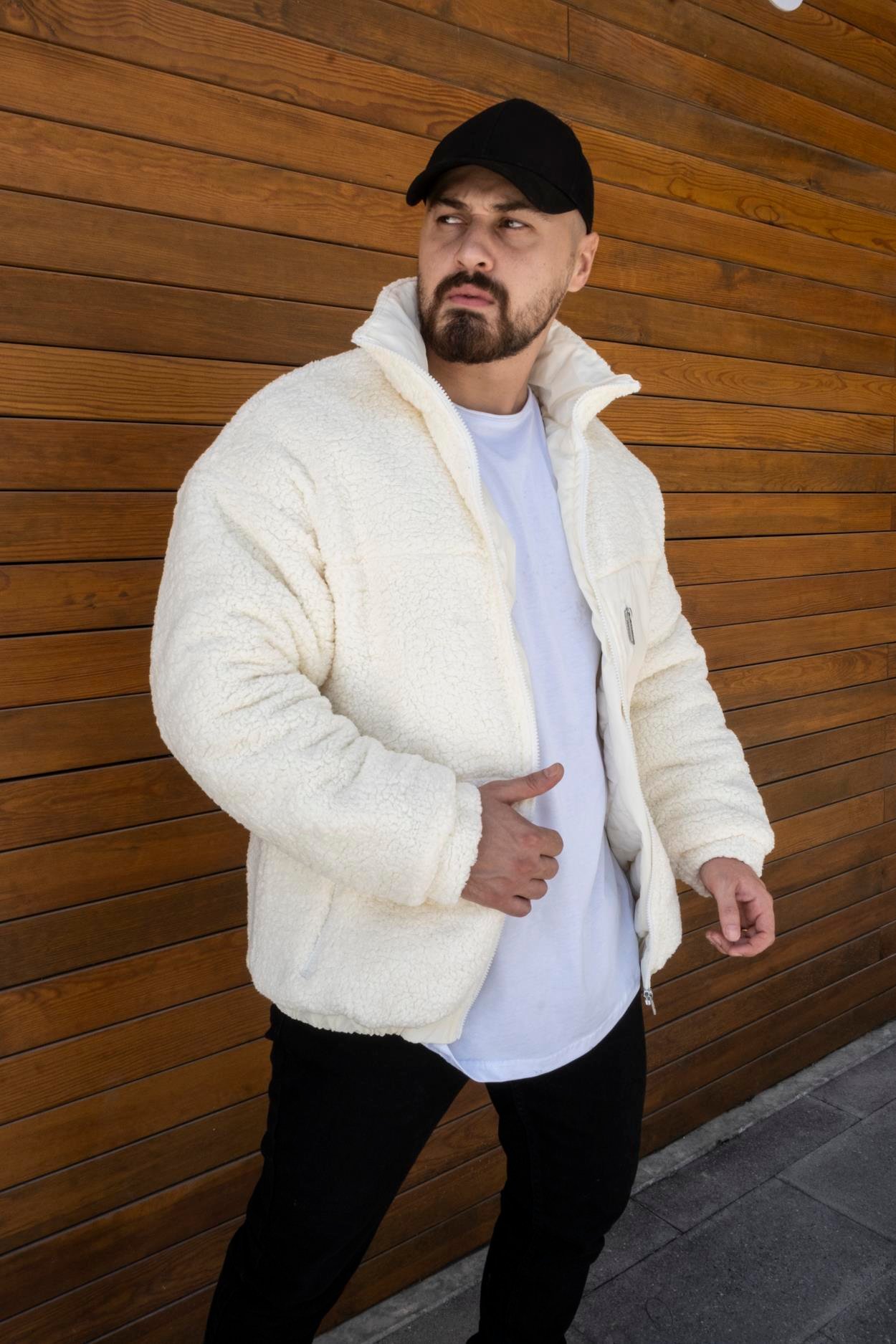 Oversize Peluş Mont (MTB06)