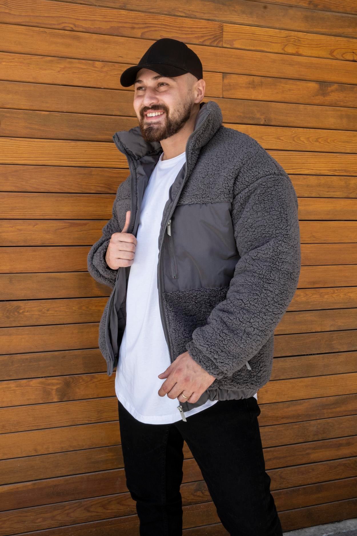 Oversize Peluş Mont (MTG06)