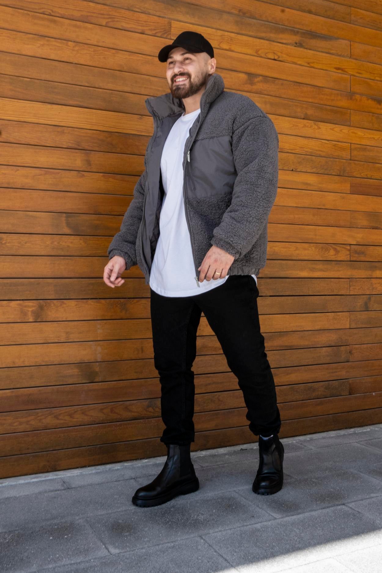 Oversize Peluş Mont (MTG06)
