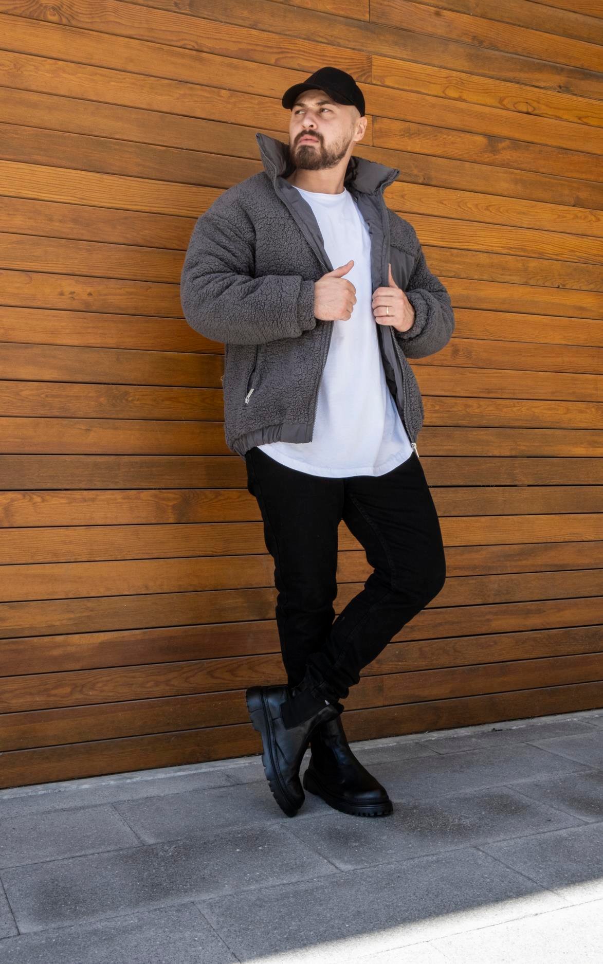 Oversize Peluş Mont (MTG06)