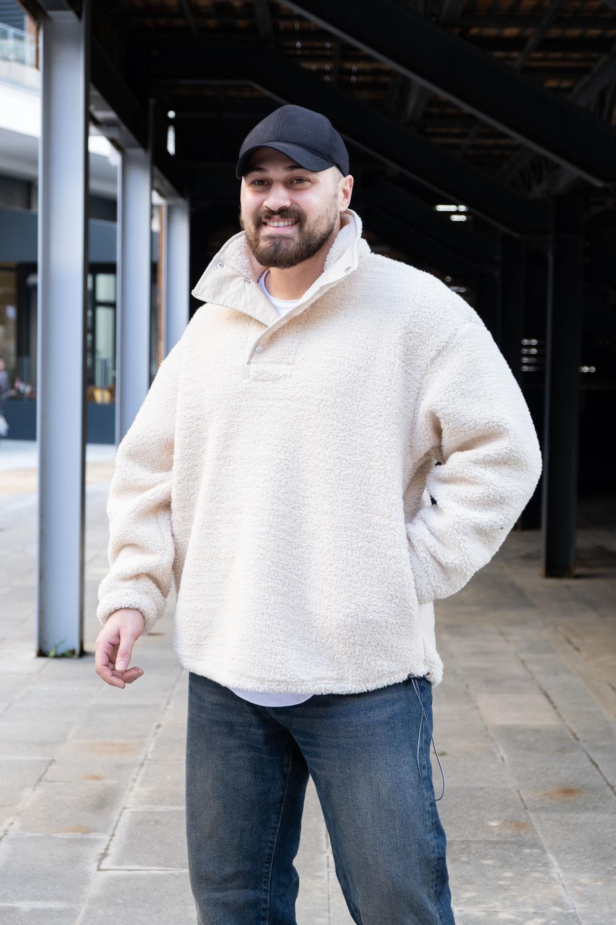 Oversize Peluş Sweatshirt (SVTK38)