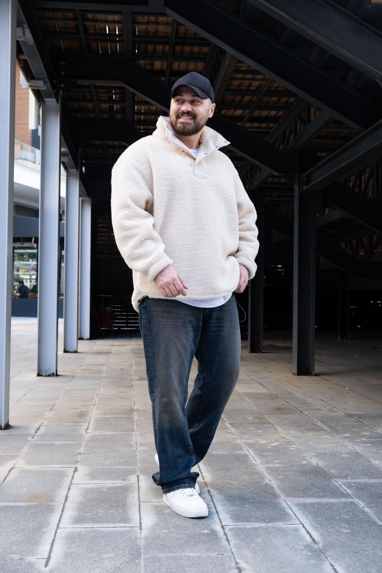 Oversize Peluş Sweatshirt (SVTK38)