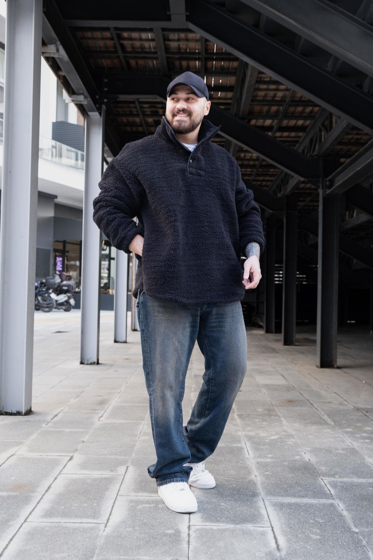 Oversize Peluş Sweatshirt (SVTS38)