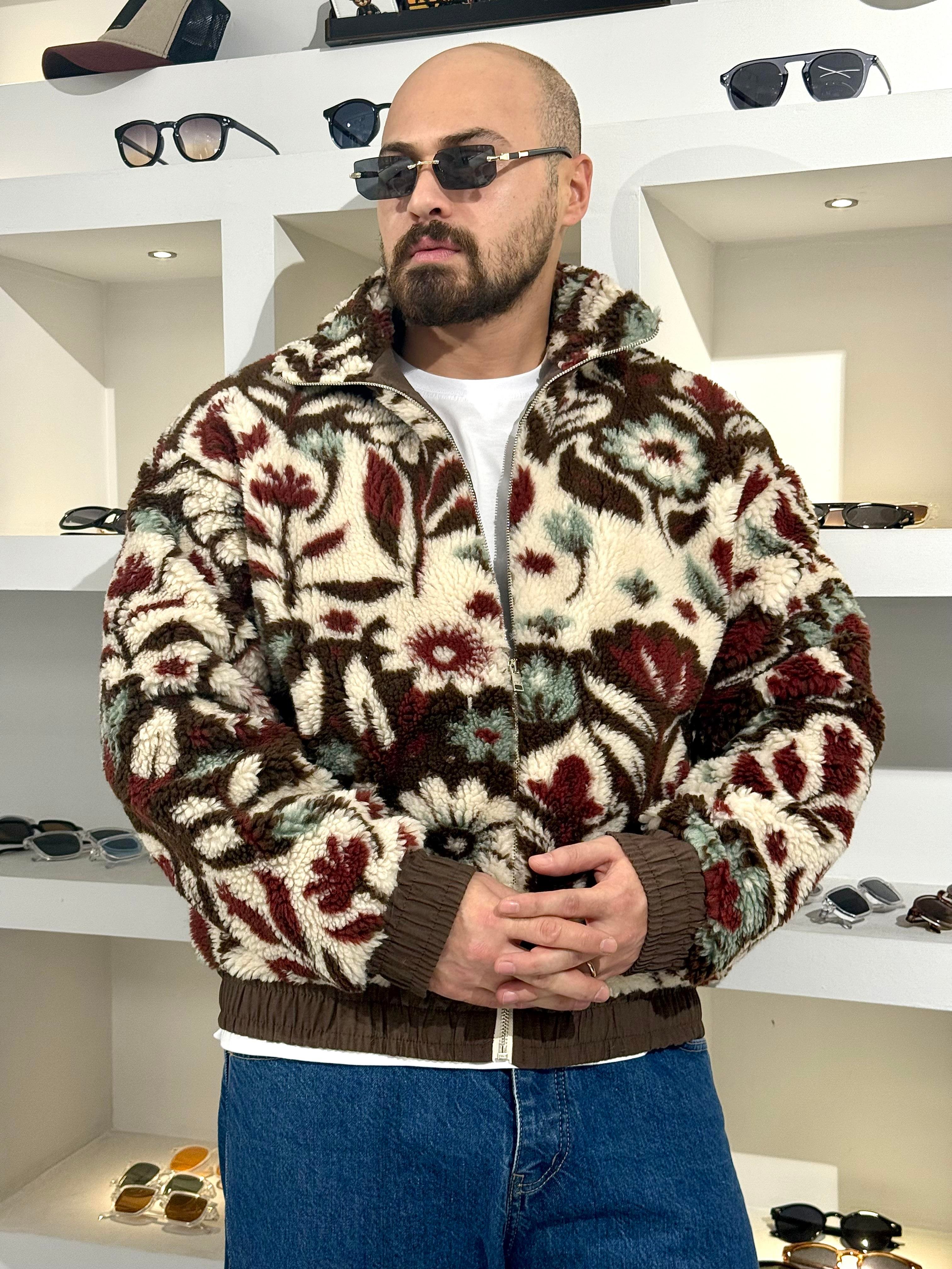 Oversize Retro Peluş Mont (MT51)