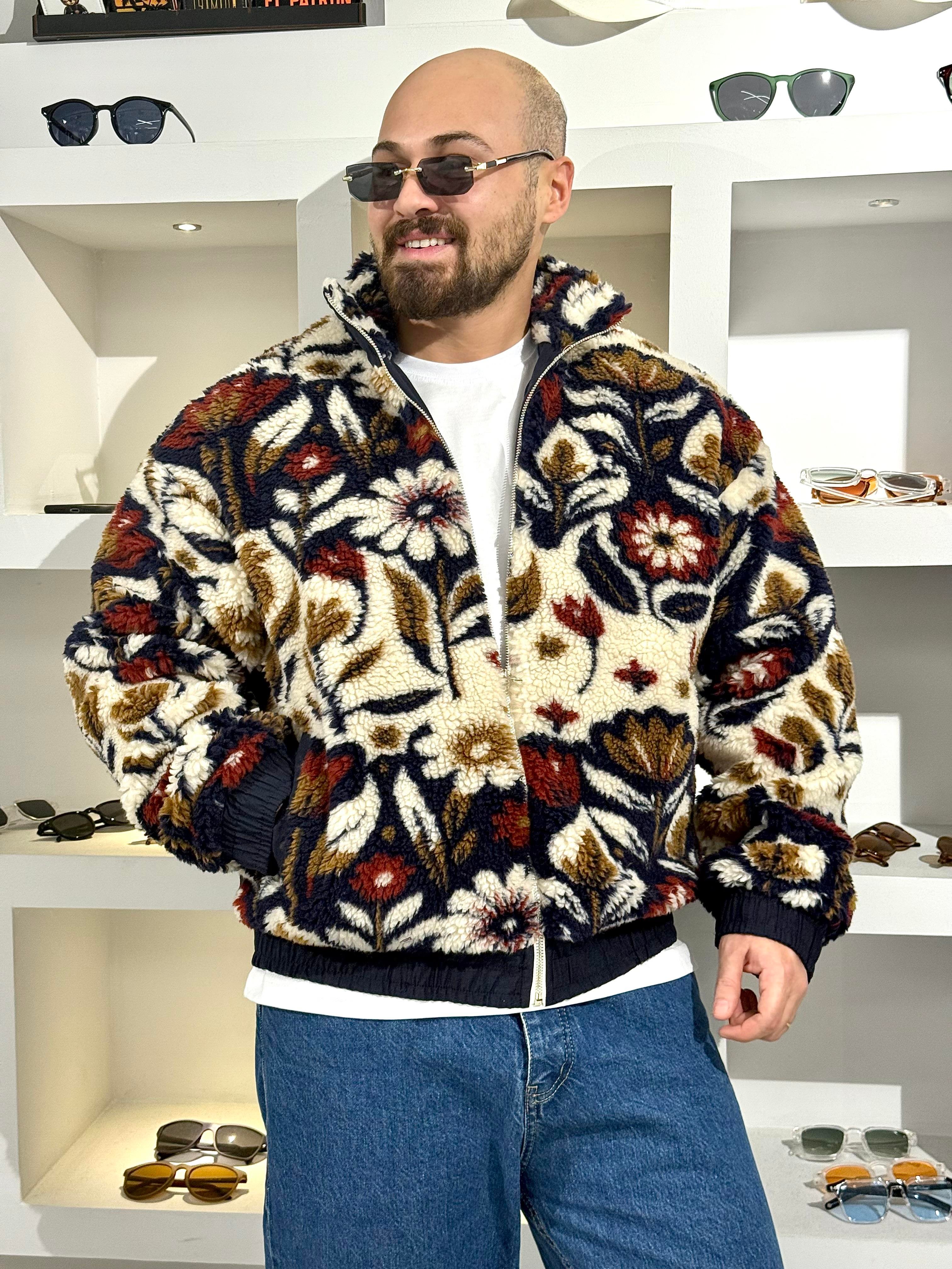 Oversize Retro Peluş Mont (MT53)