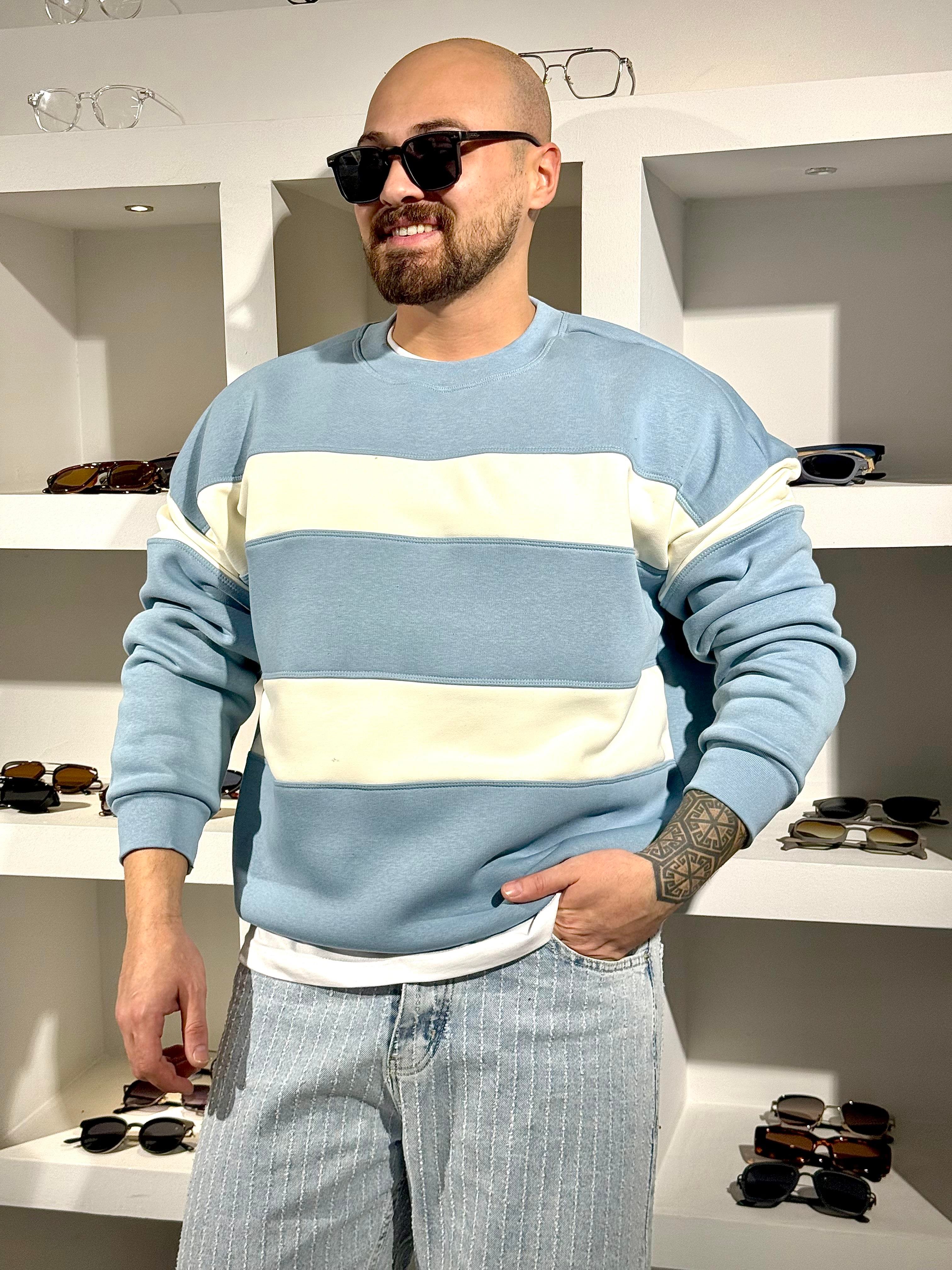 Oversize Şardonlu Kampanyalı Sweatshirt (SVTMA80)