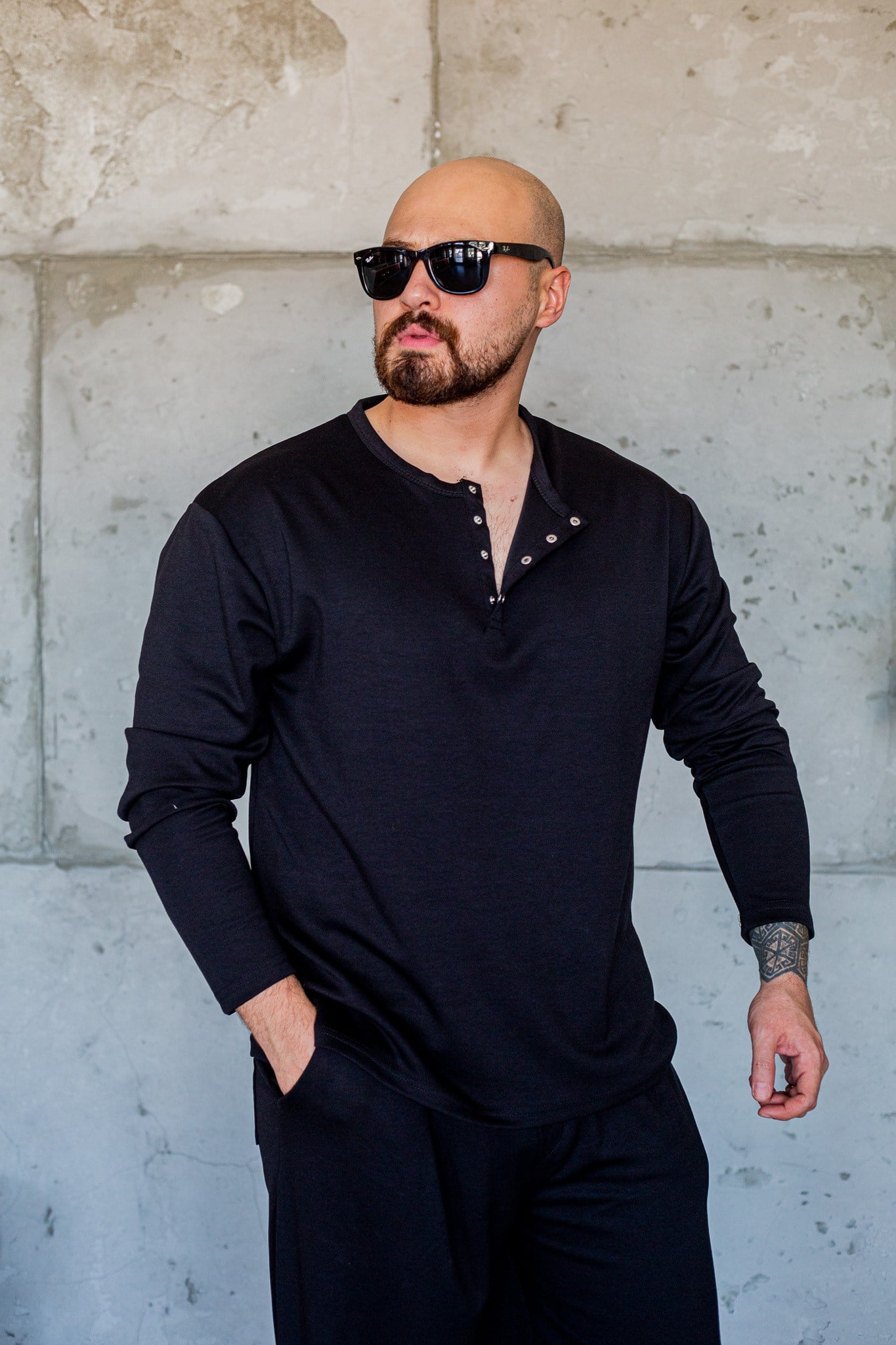 Oysho Kumaş Düğme Detaylı Sweat/Jogger Takım (TKS72)